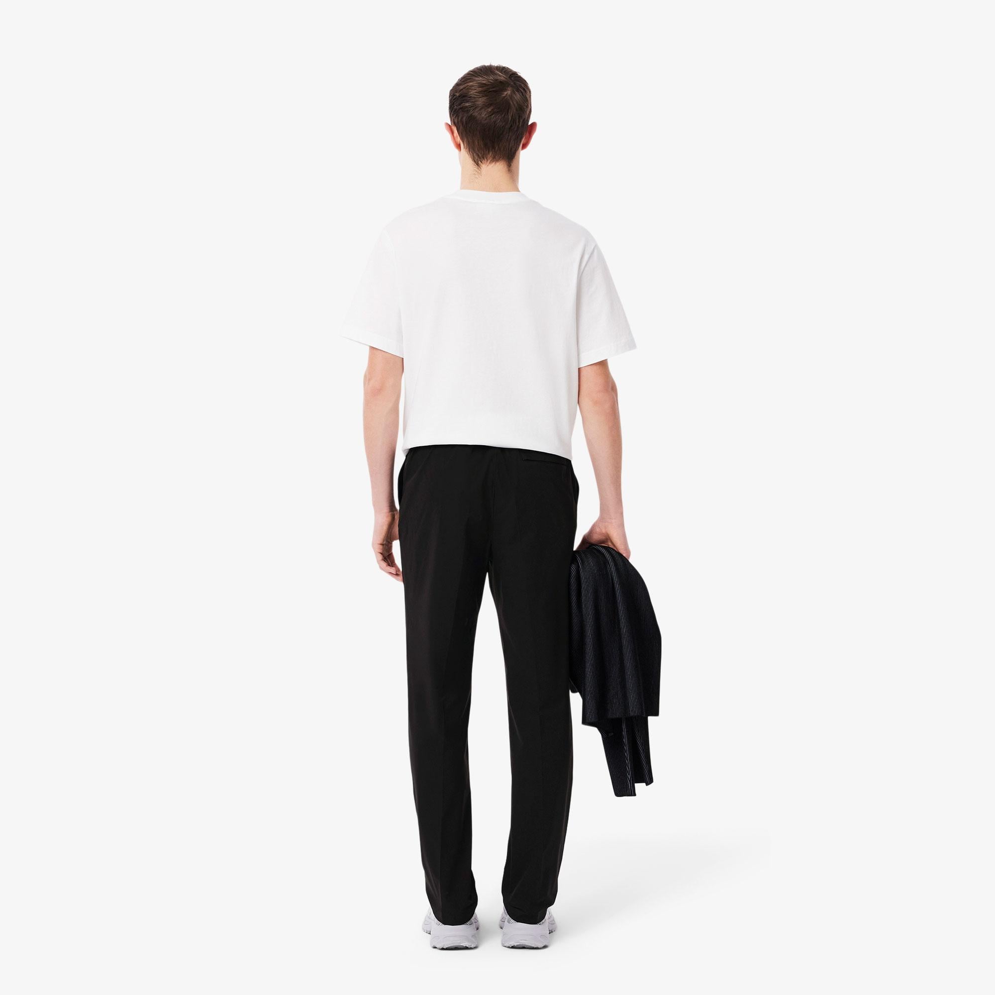 Erkek Straight Fit Siyah Pantolon