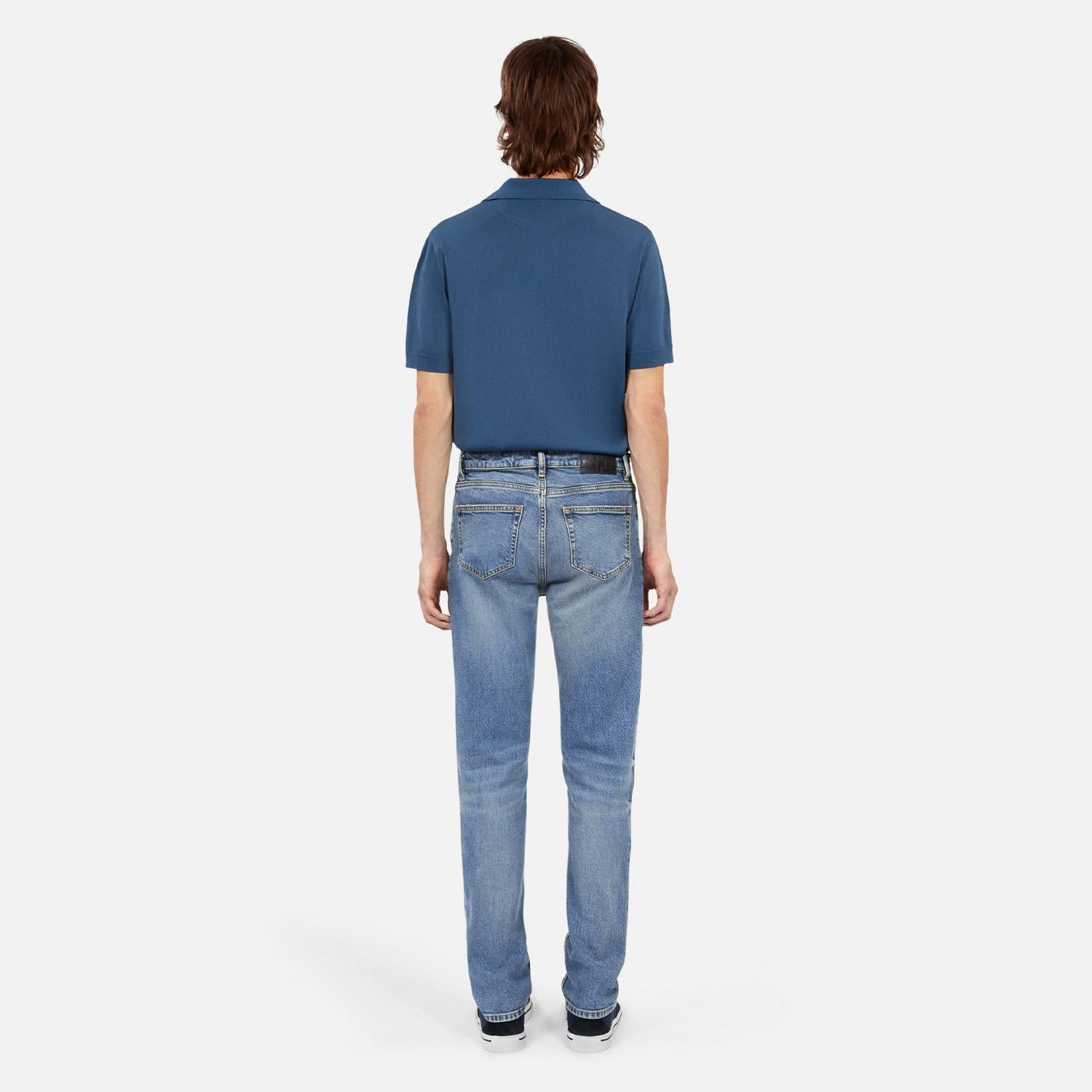 ERKEK SLIM FIT MAVİ JEAN