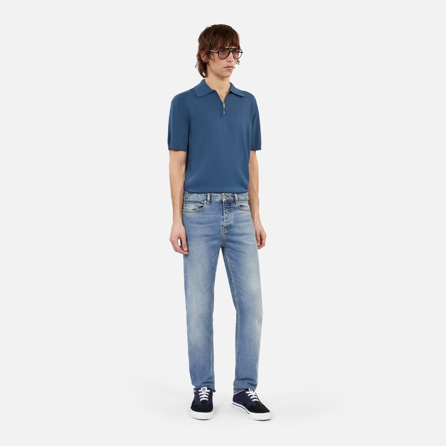 ERKEK SLIM FIT MAVİ JEAN