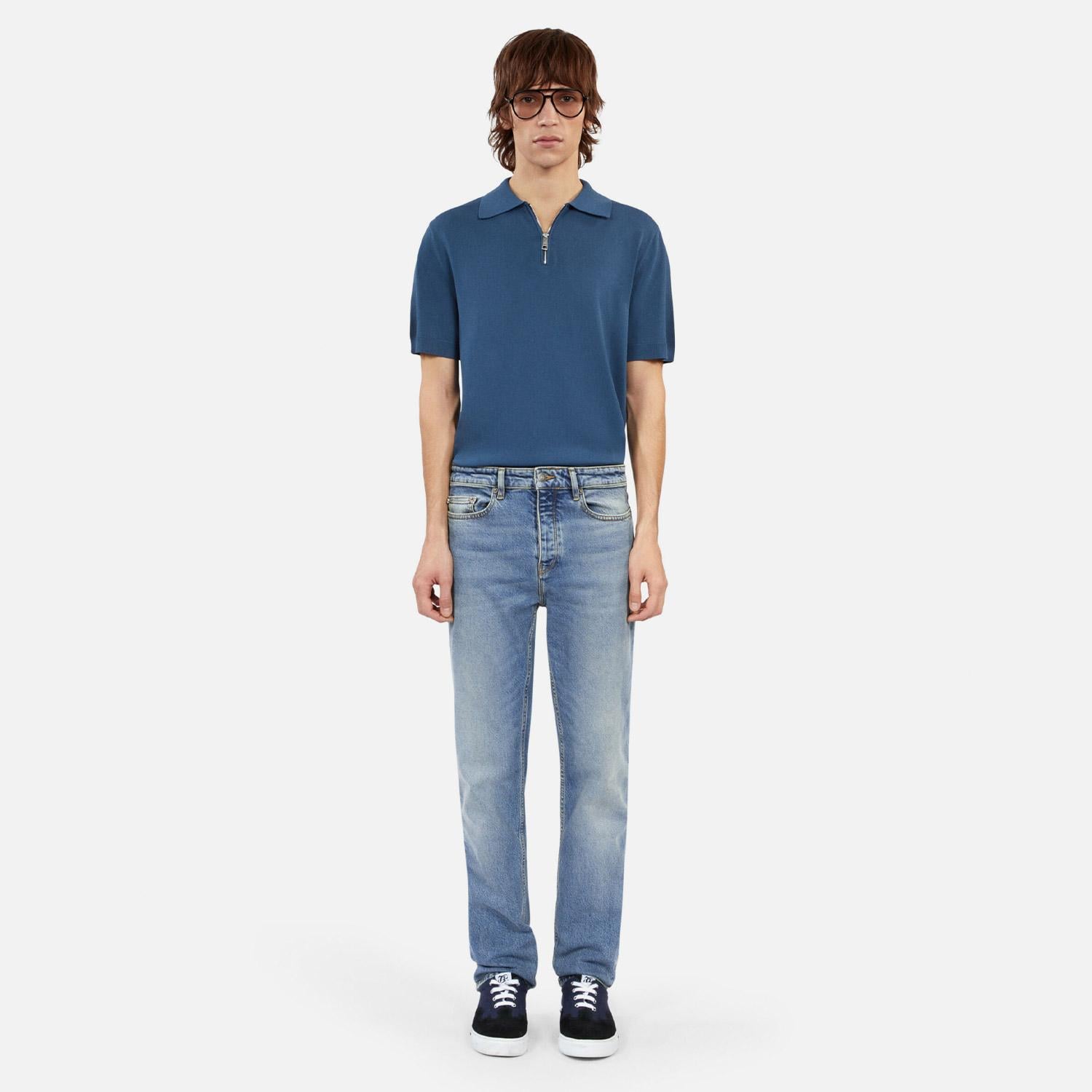 ERKEK SLIM FIT MAVİ JEAN