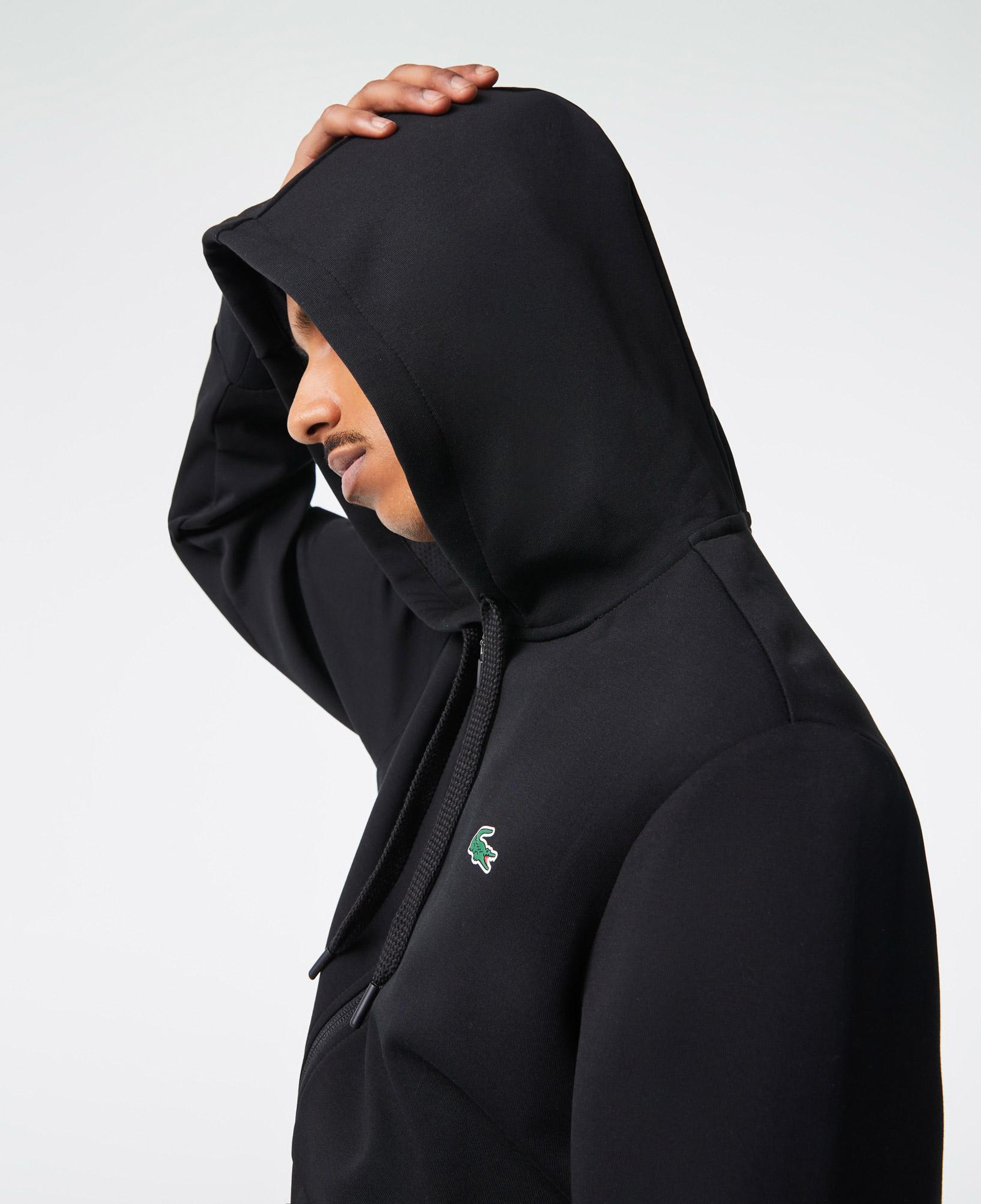 Erkek Classic Fit Kapüşonlu Siyah Sweatshirt