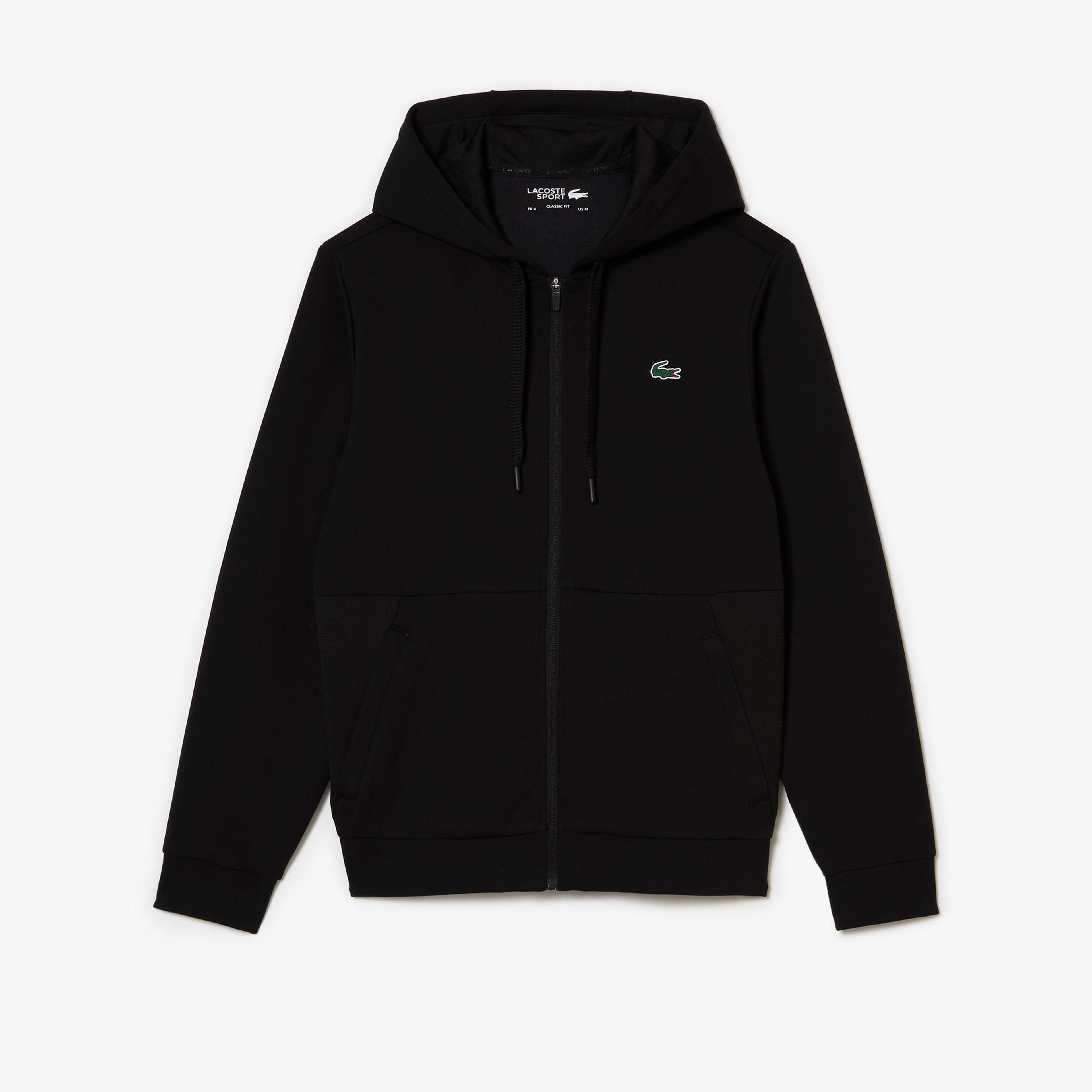 Erkek Classic Fit Kapüşonlu Siyah Sweatshirt