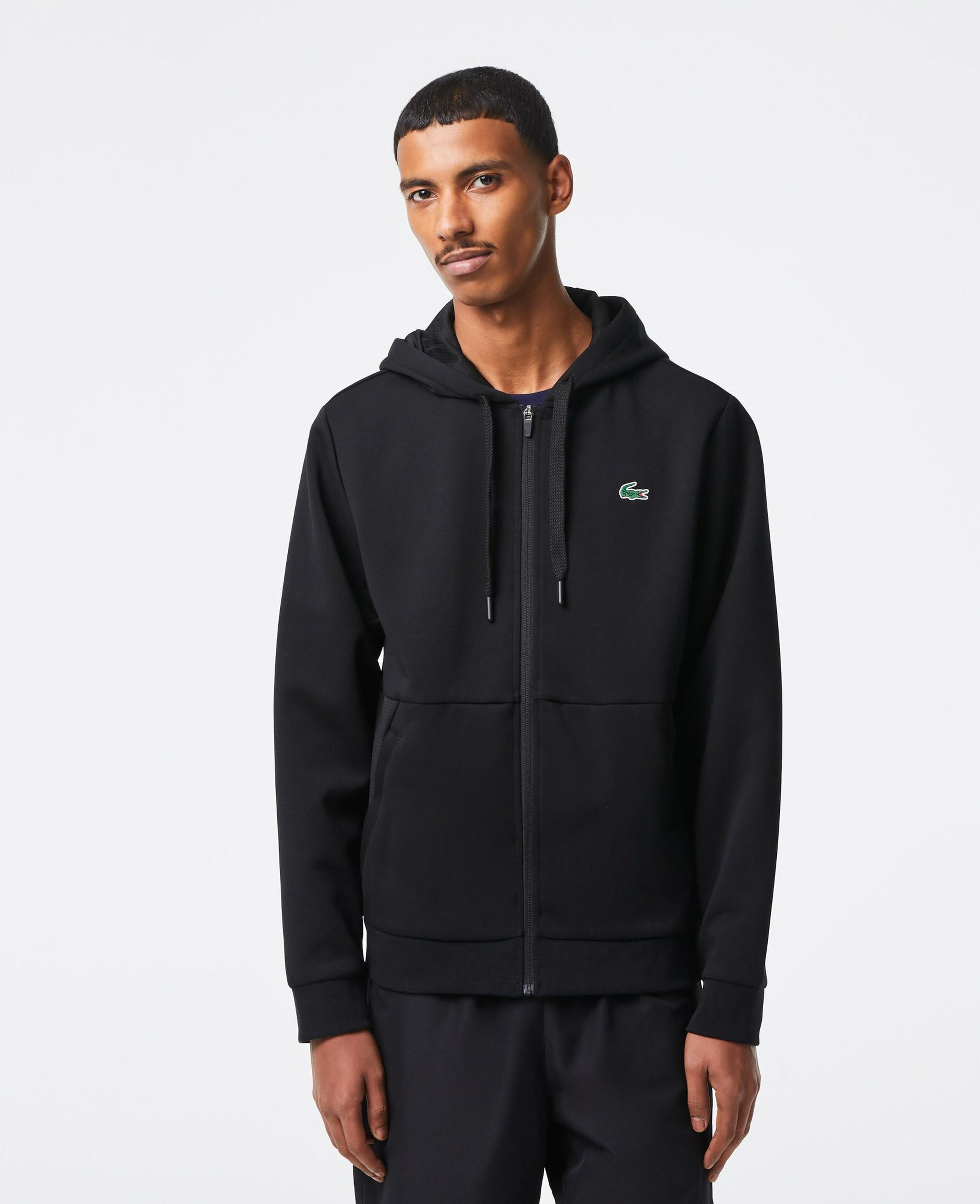 Erkek Classic Fit Kapüşonlu Siyah Sweatshirt
