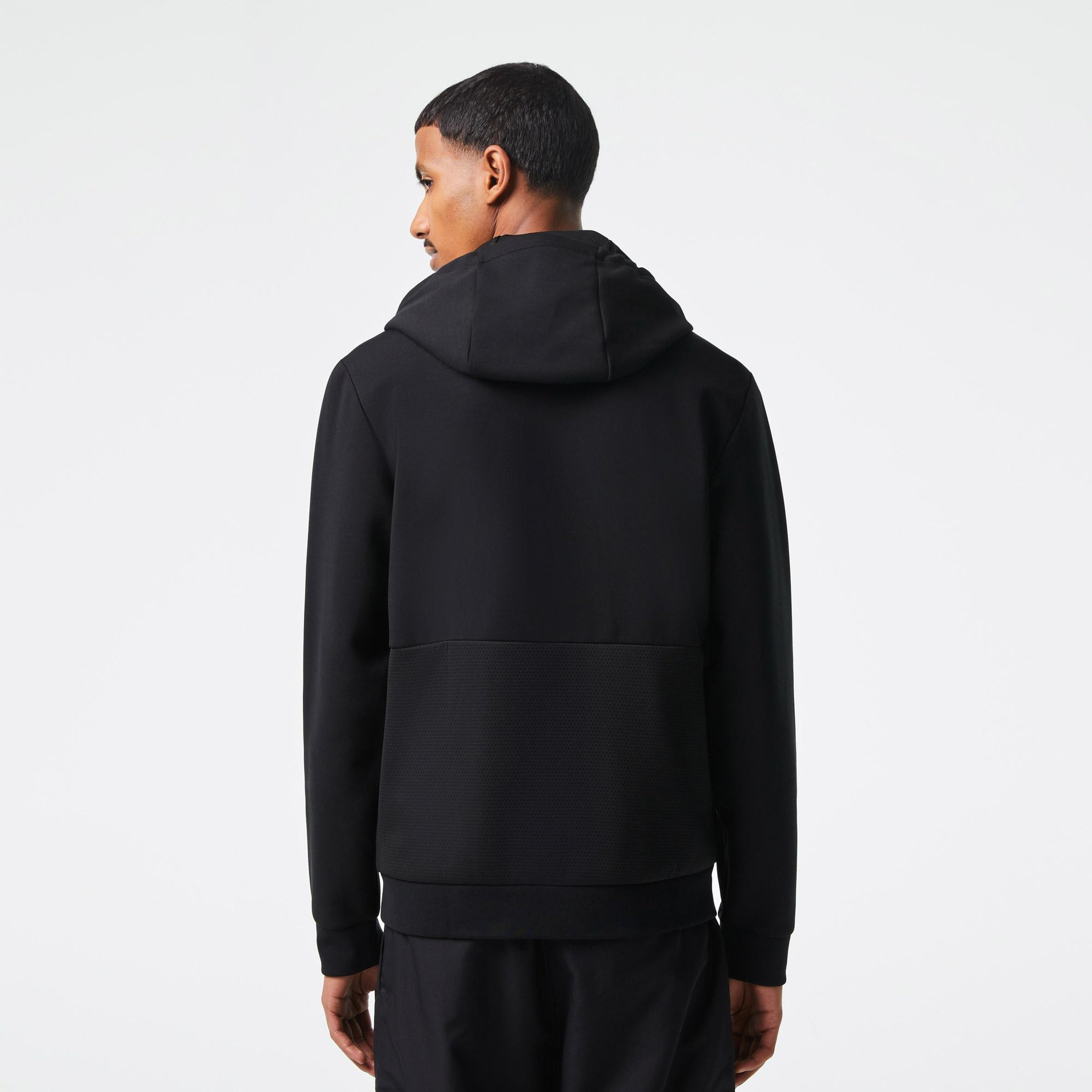 Erkek Classic Fit Kapüşonlu Siyah Sweatshirt
