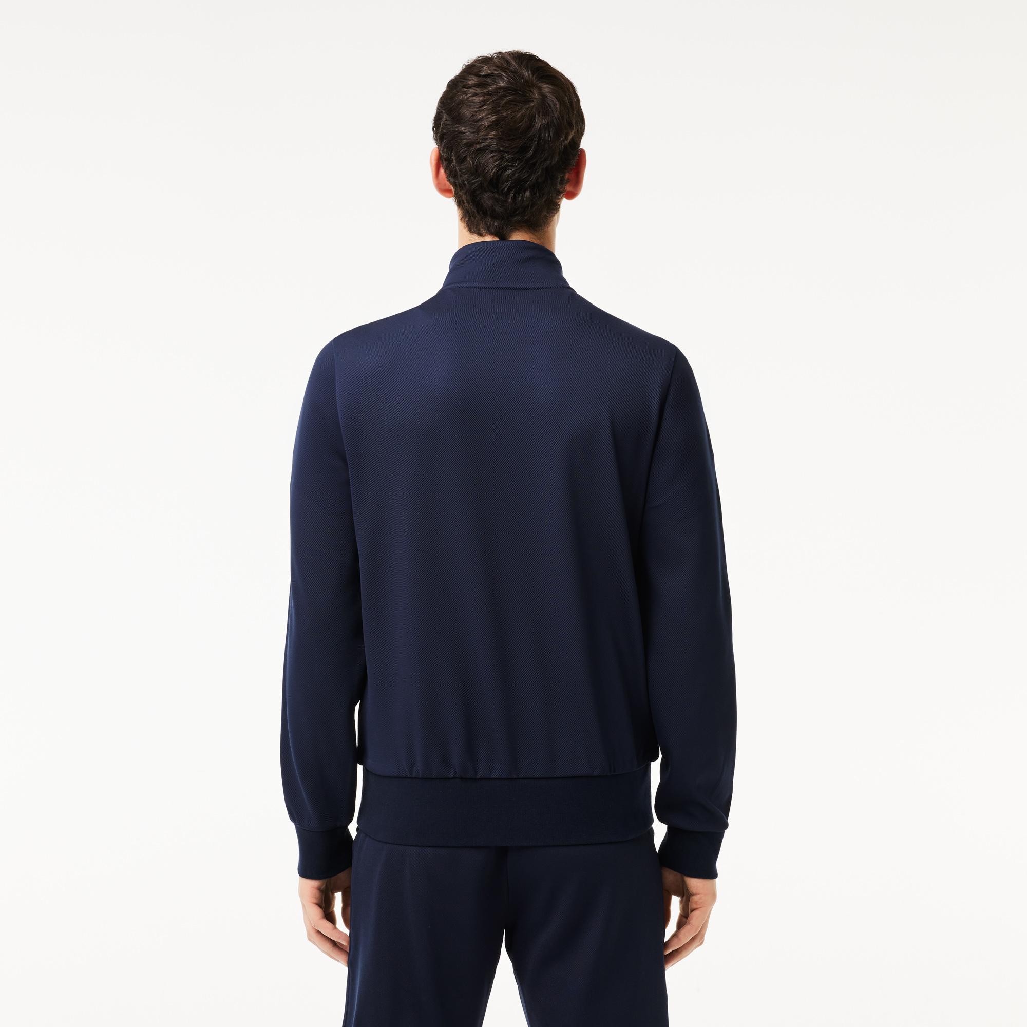 SPORT Erkek Classic Fit Fermuarlı Lacivert Sweatshirt