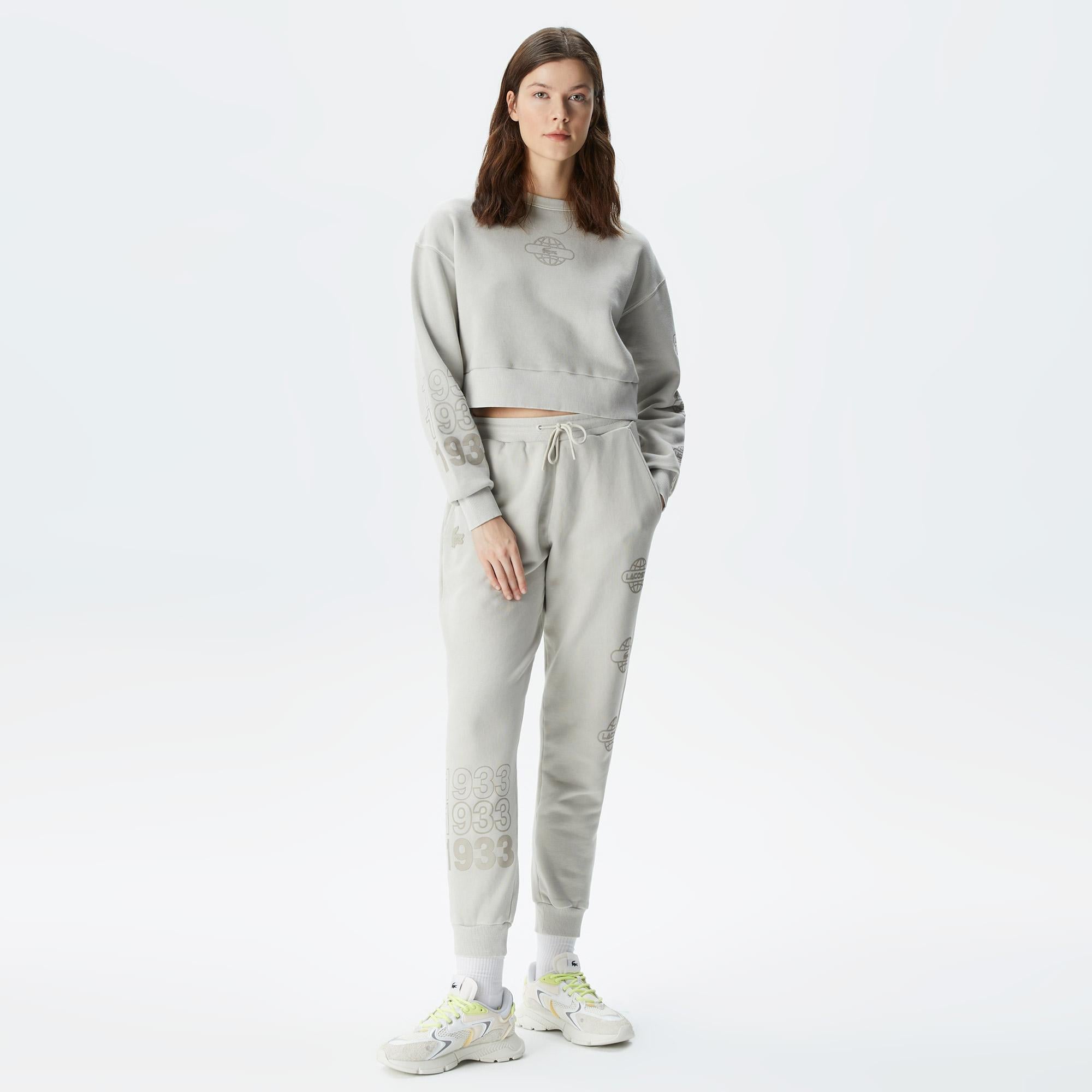 Lacoste House of SuperStep X Lacoste Erkek Gri Eşofman Altı
