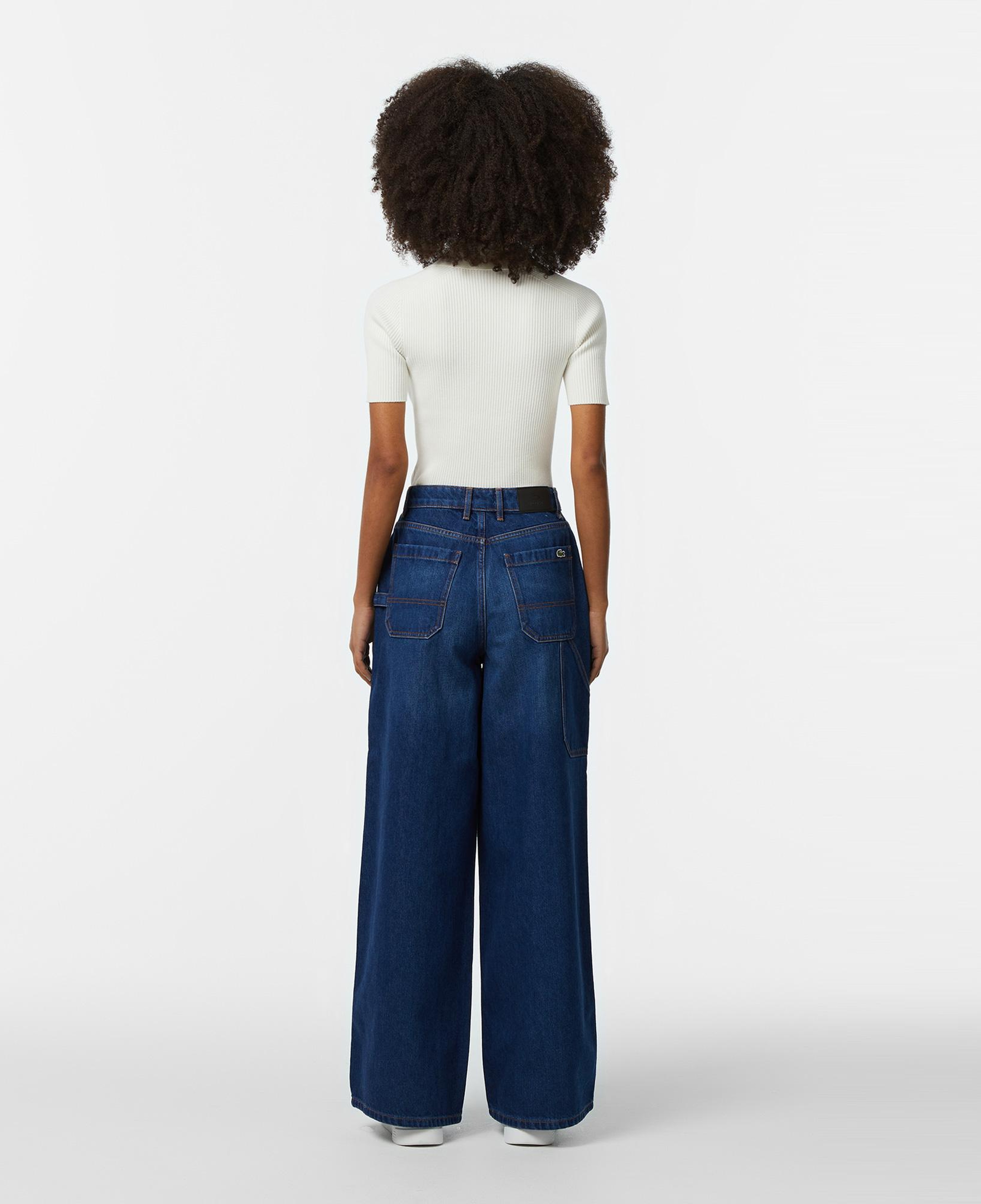 Kadın Wide Fit Mavi Jean Pantolon