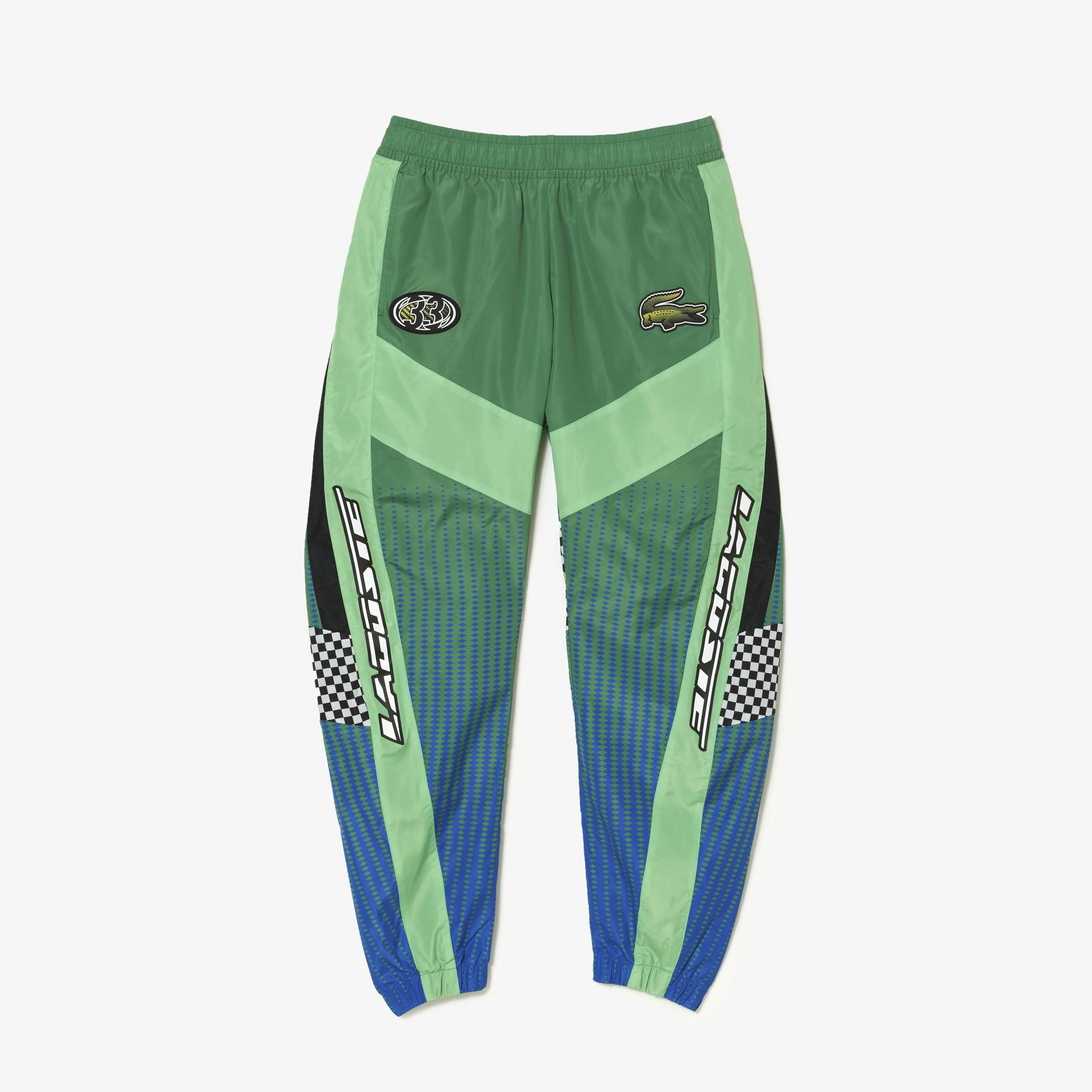 Active Erkek Tapered Fit Baskılı Yeşil Eşofman Altı