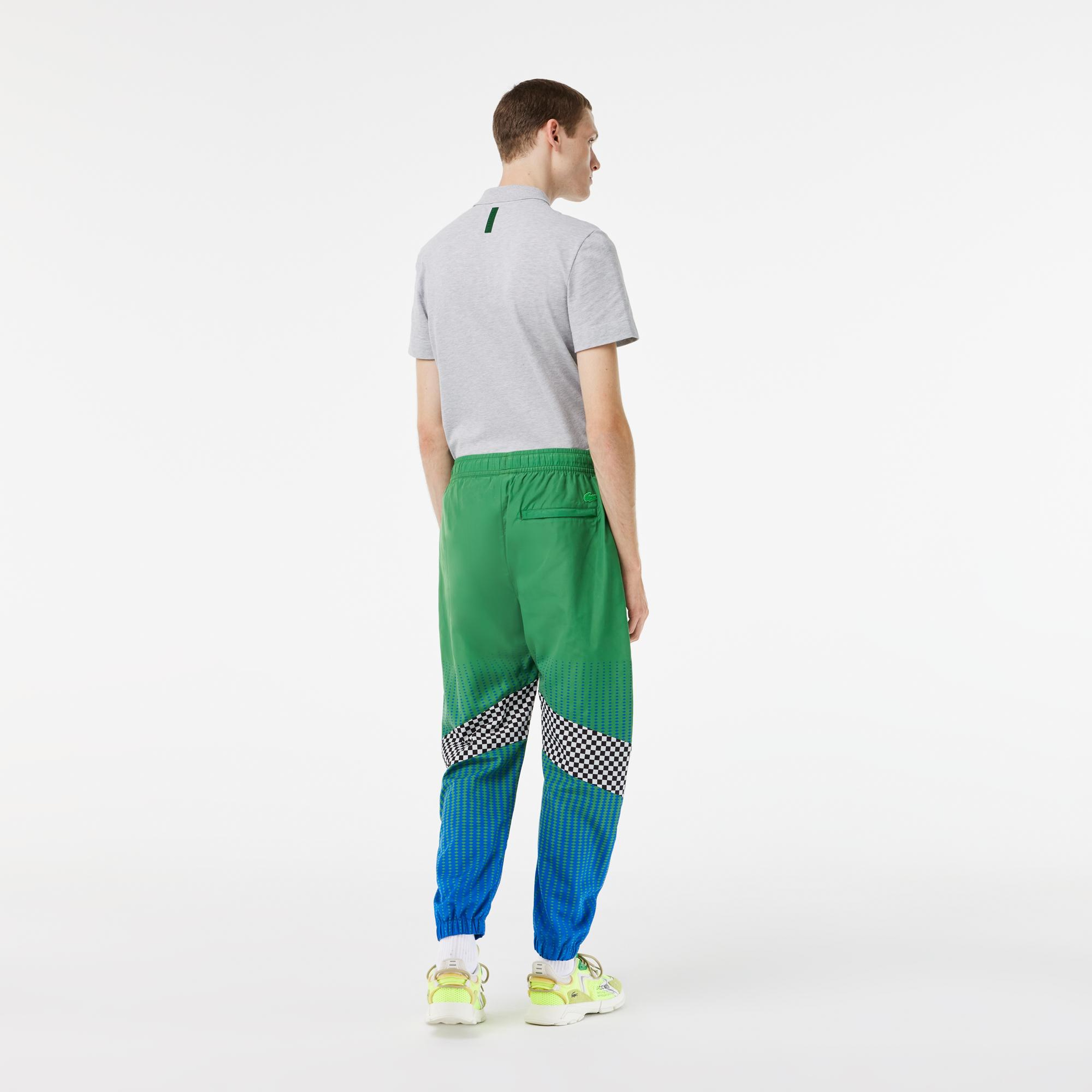Active Erkek Tapered Fit Baskılı Yeşil Eşofman Altı