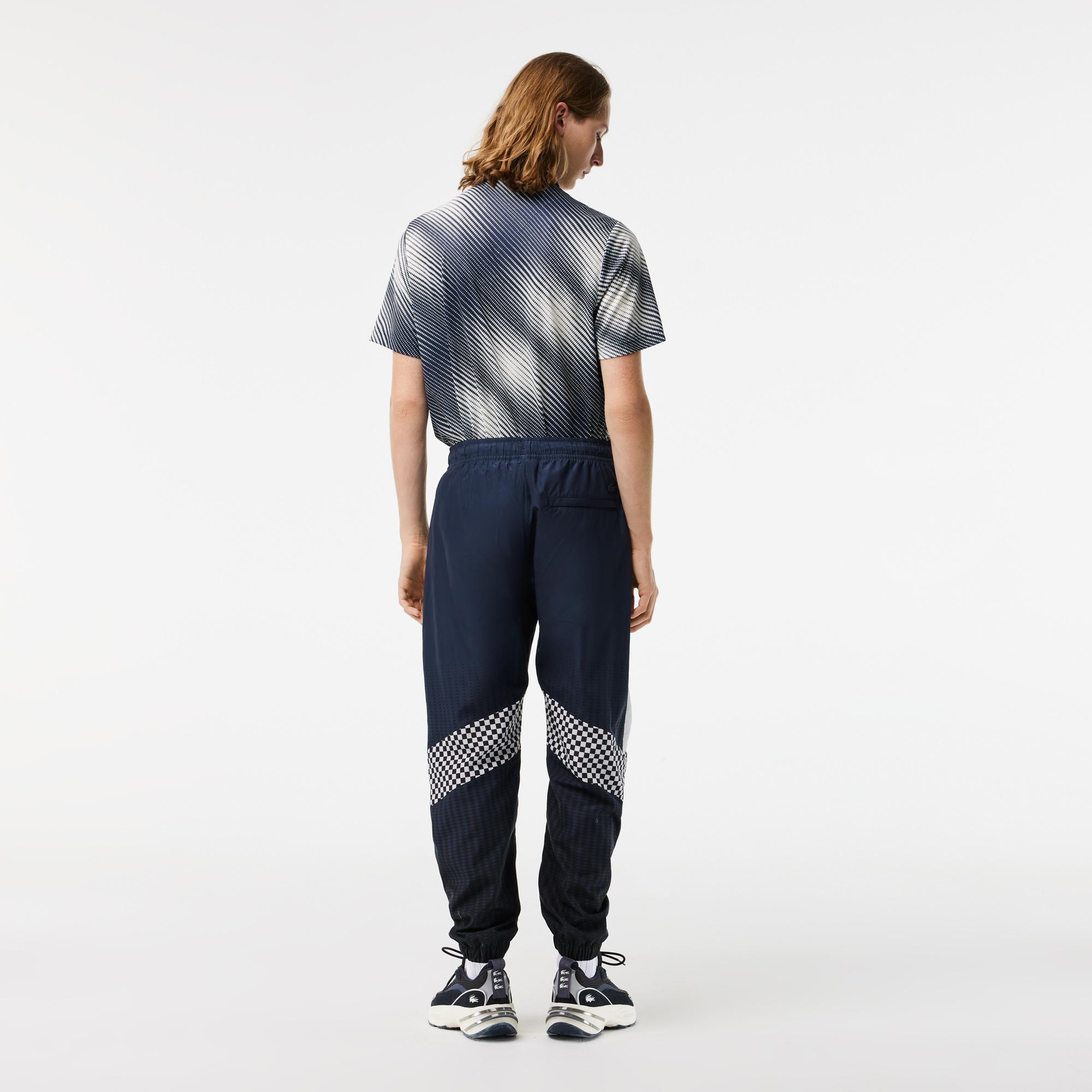 Active Erkek Tapered Fit Baskılı Siyah Eşofman Altı