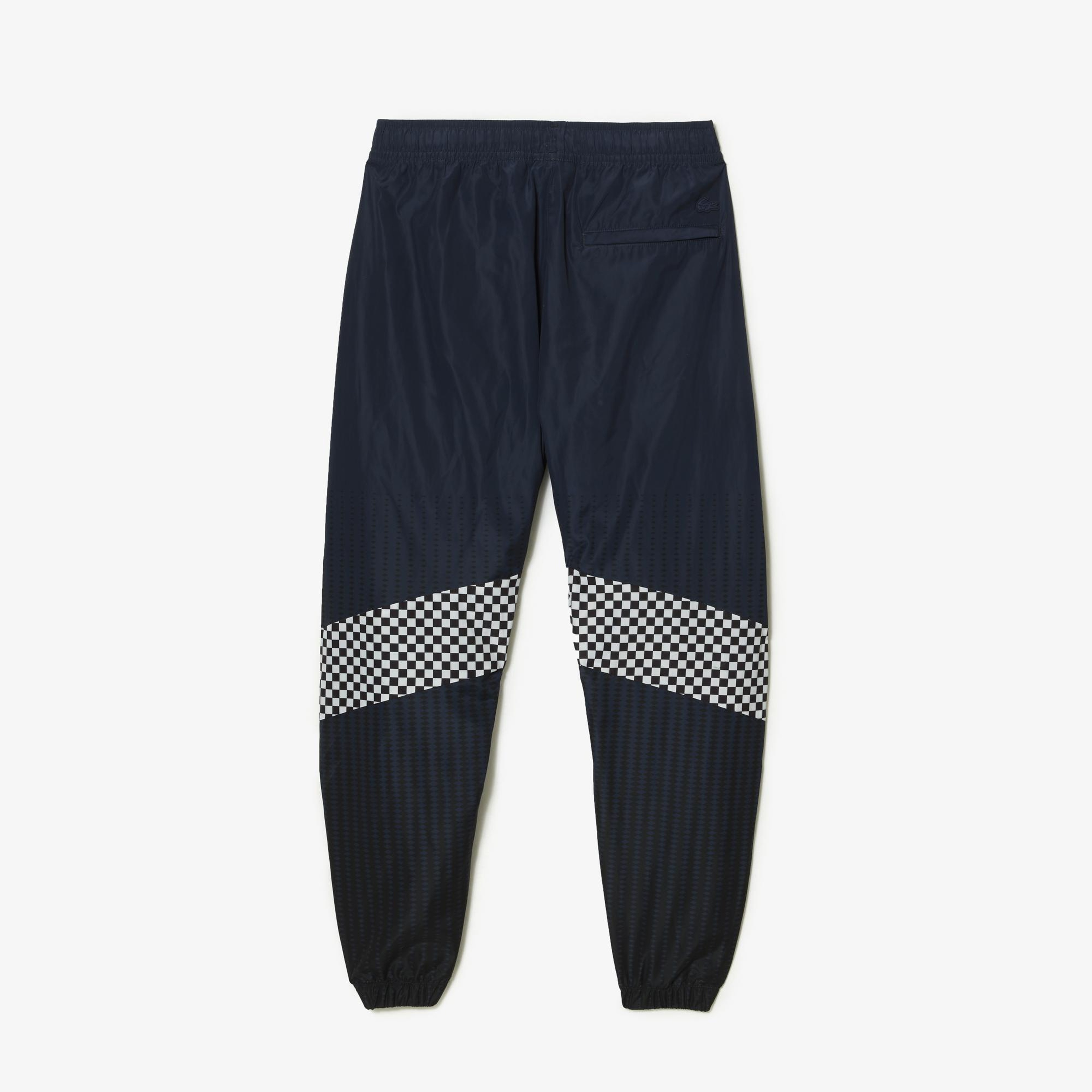 Active Erkek Tapered Fit Baskılı Siyah Eşofman Altı