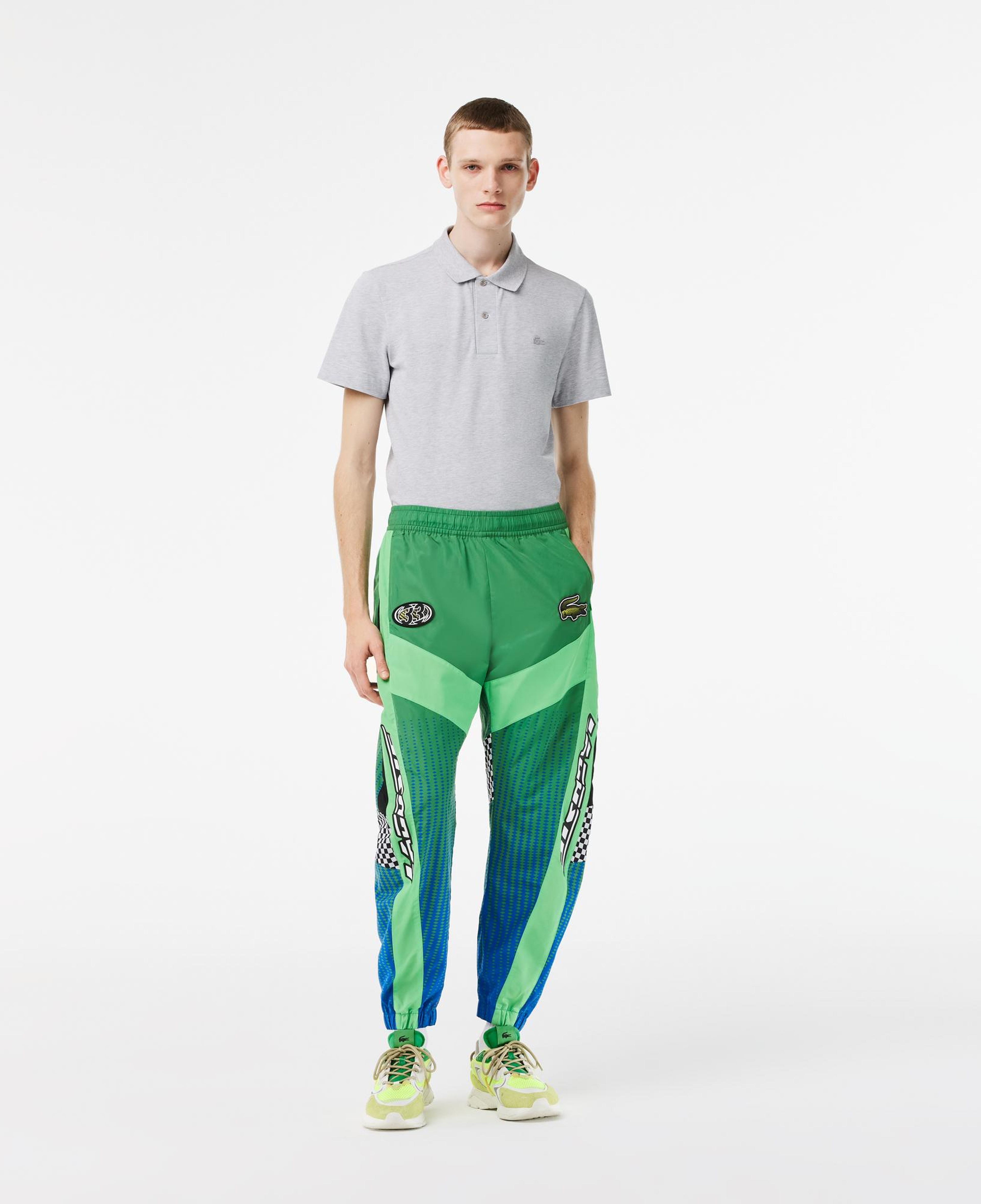 Active Erkek Tapered Fit Baskılı Yeşil Eşofman Altı