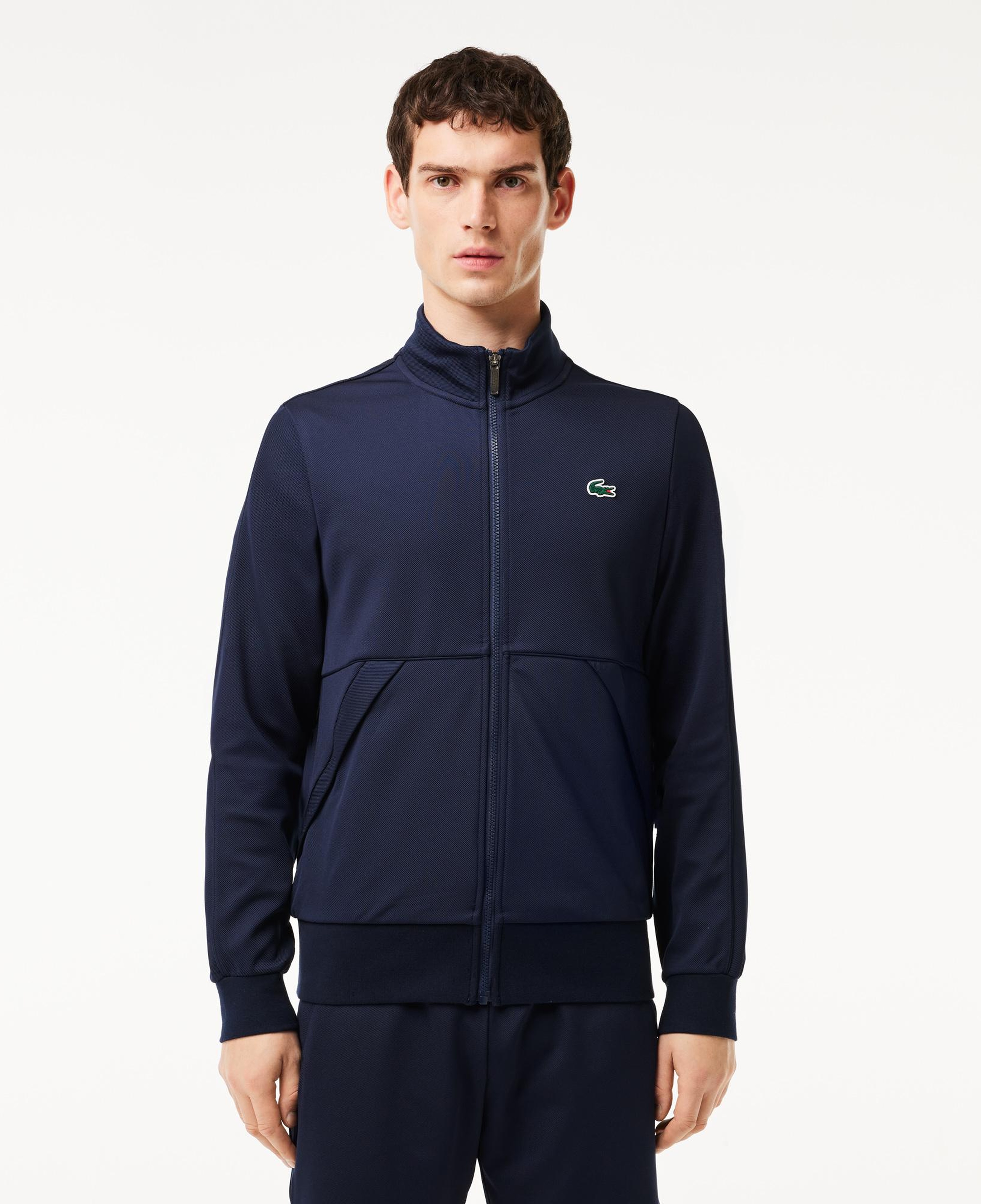 SPORT Erkek Classic Fit Fermuarlı Lacivert Sweatshirt