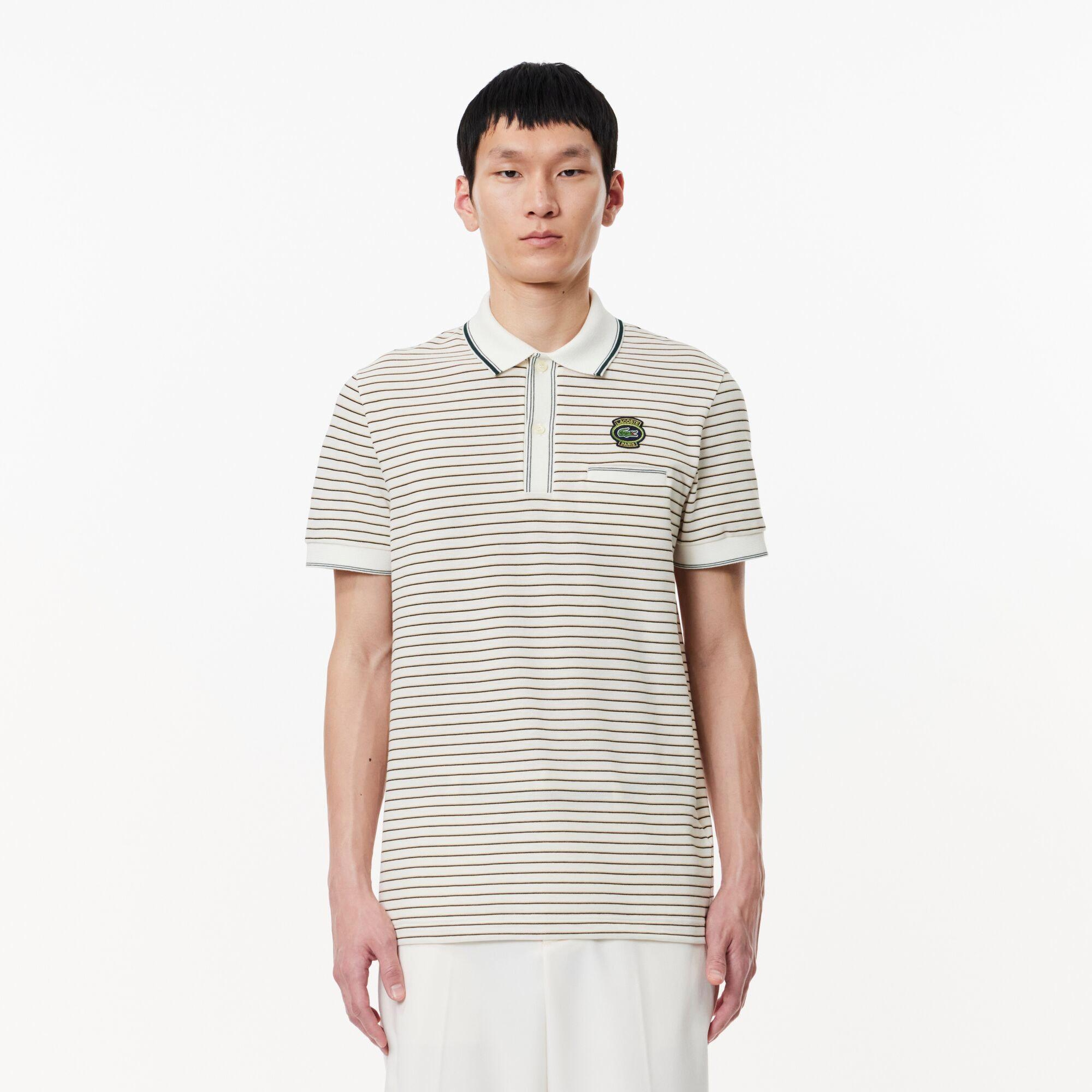 Lacoste Classic Fit Erkek Beyaz Polo