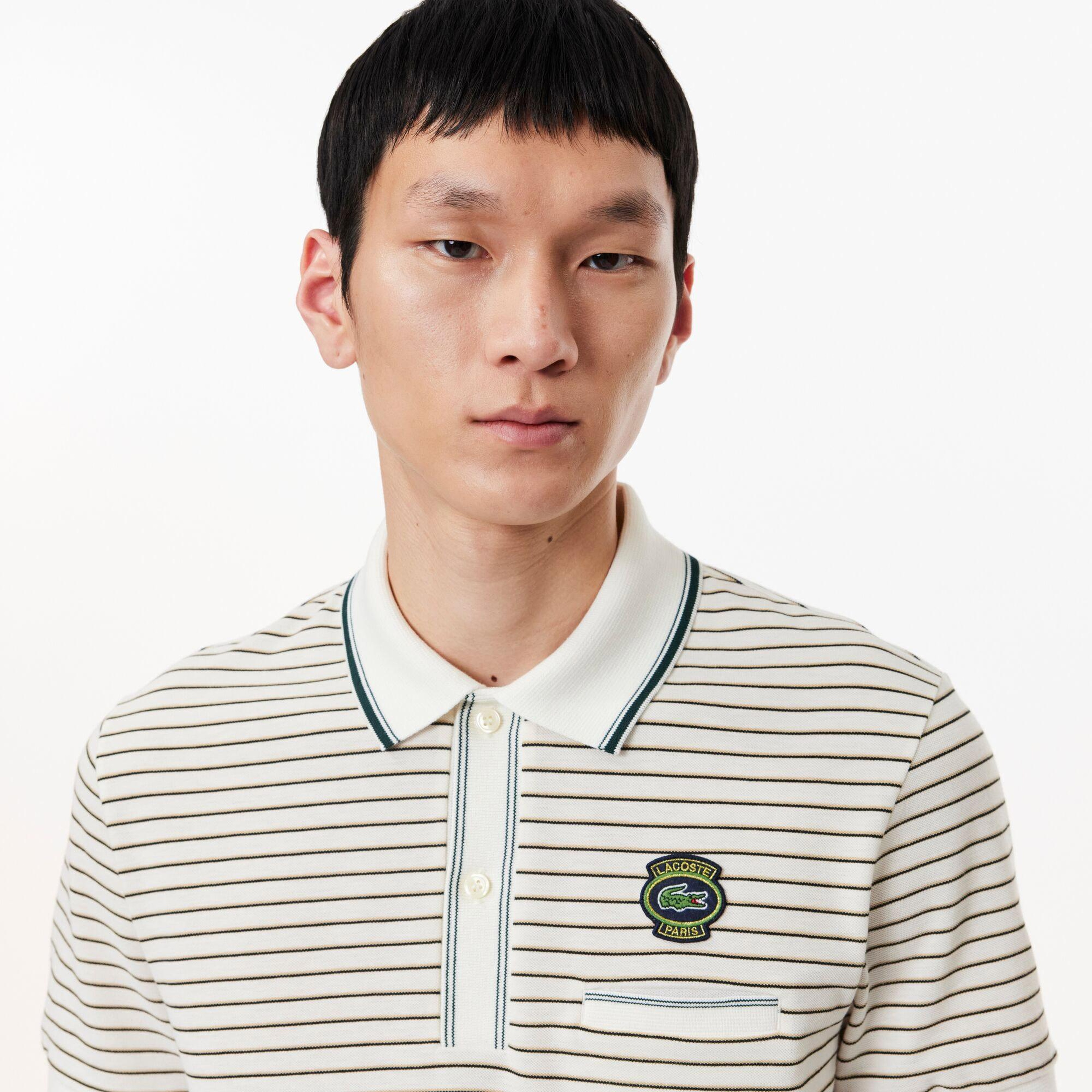 Lacoste Classic Fit Erkek Beyaz Polo