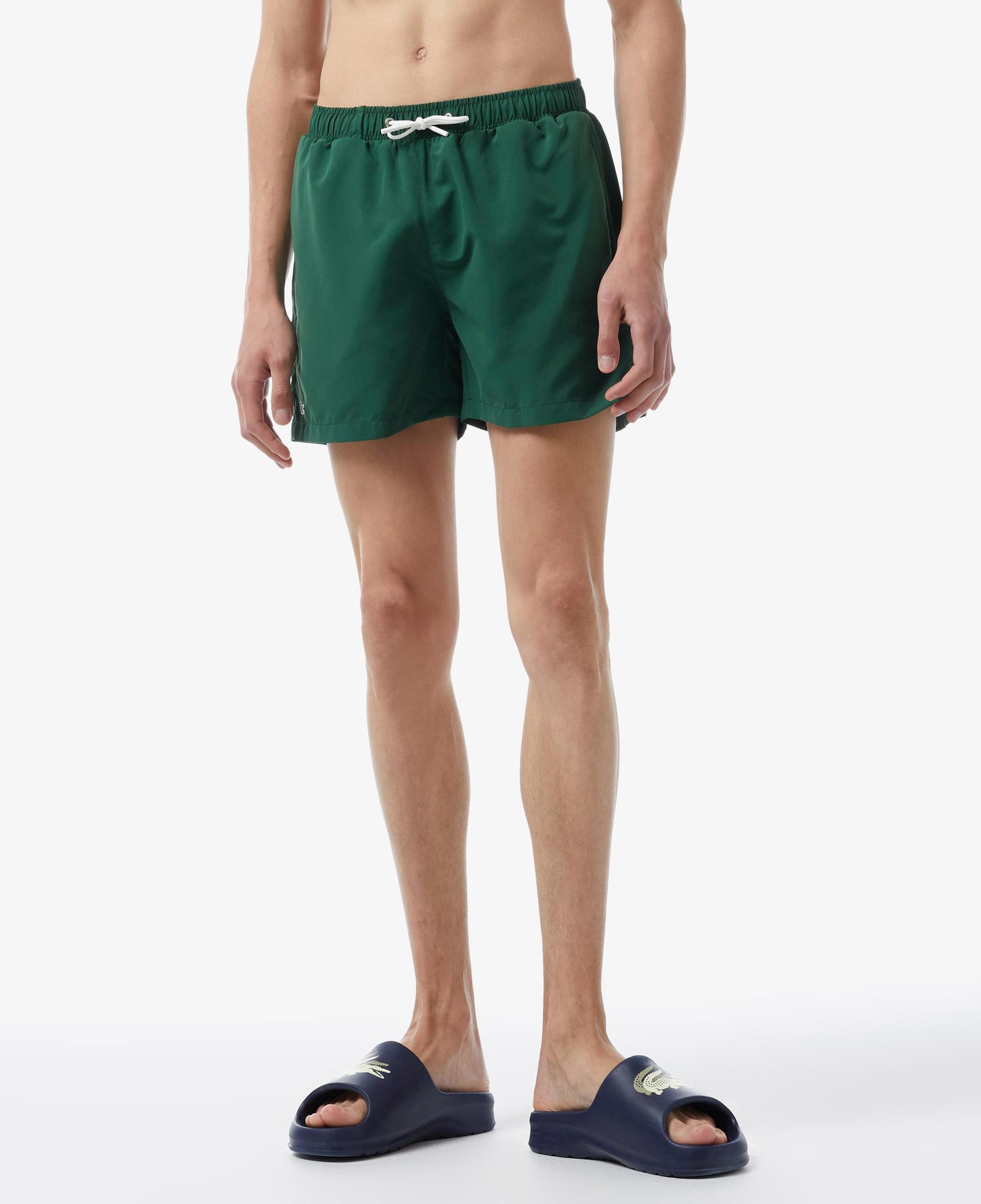 Lacoste Baskılı Erkek Yeşil Deniz Şortu
