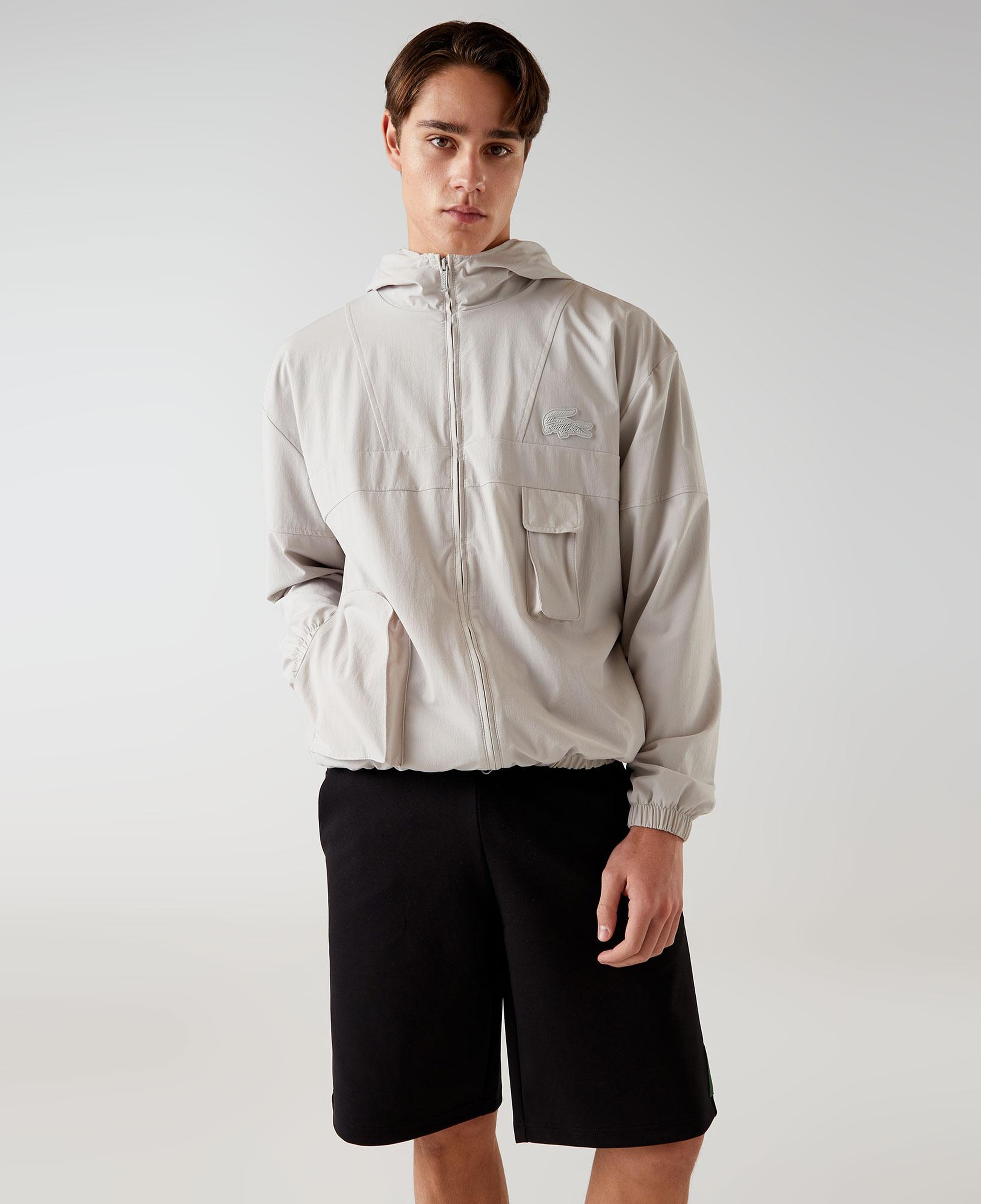 Lacoste x House of SuperStep Erkek Gri Ceket