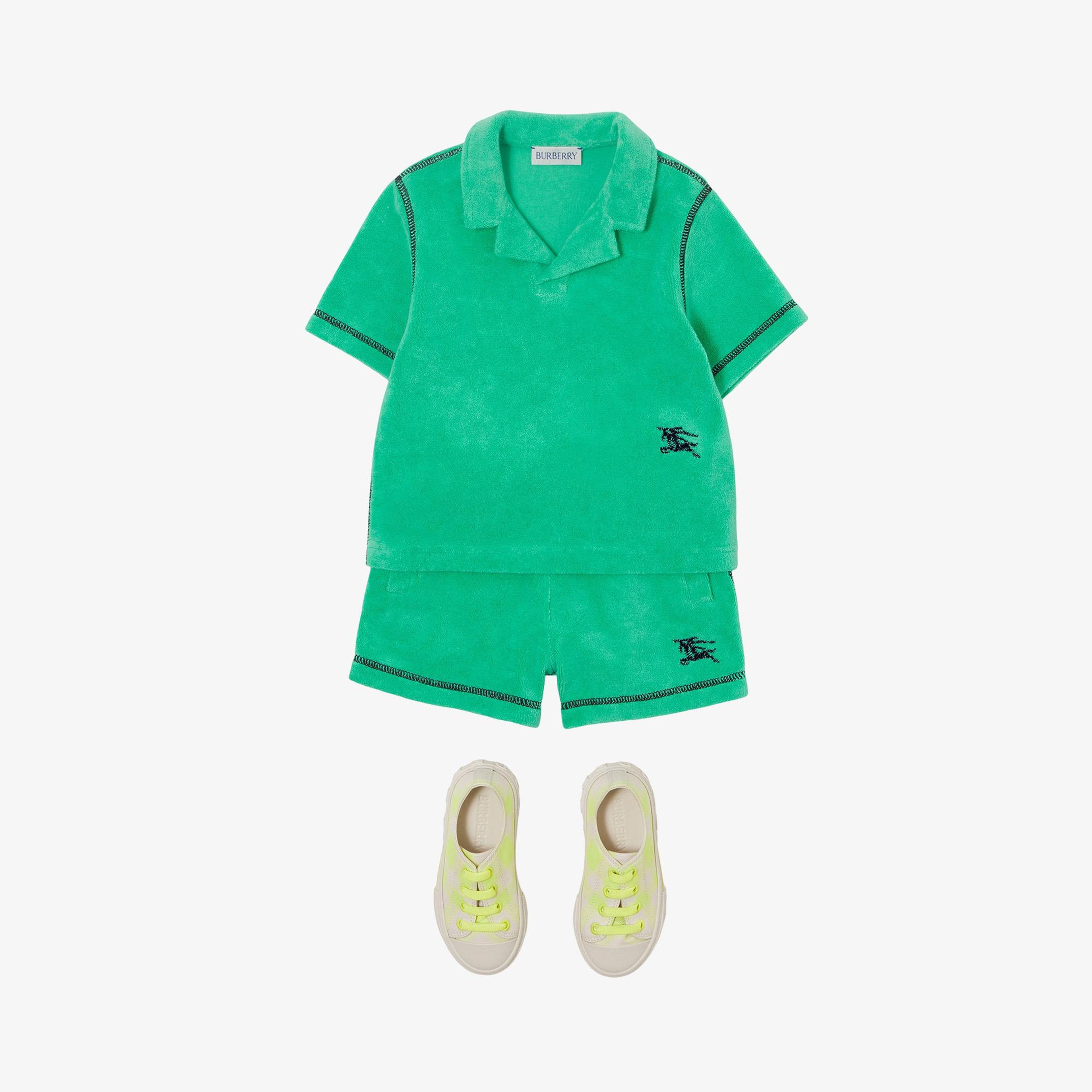 Burberry Çocuk Yeşil Polo