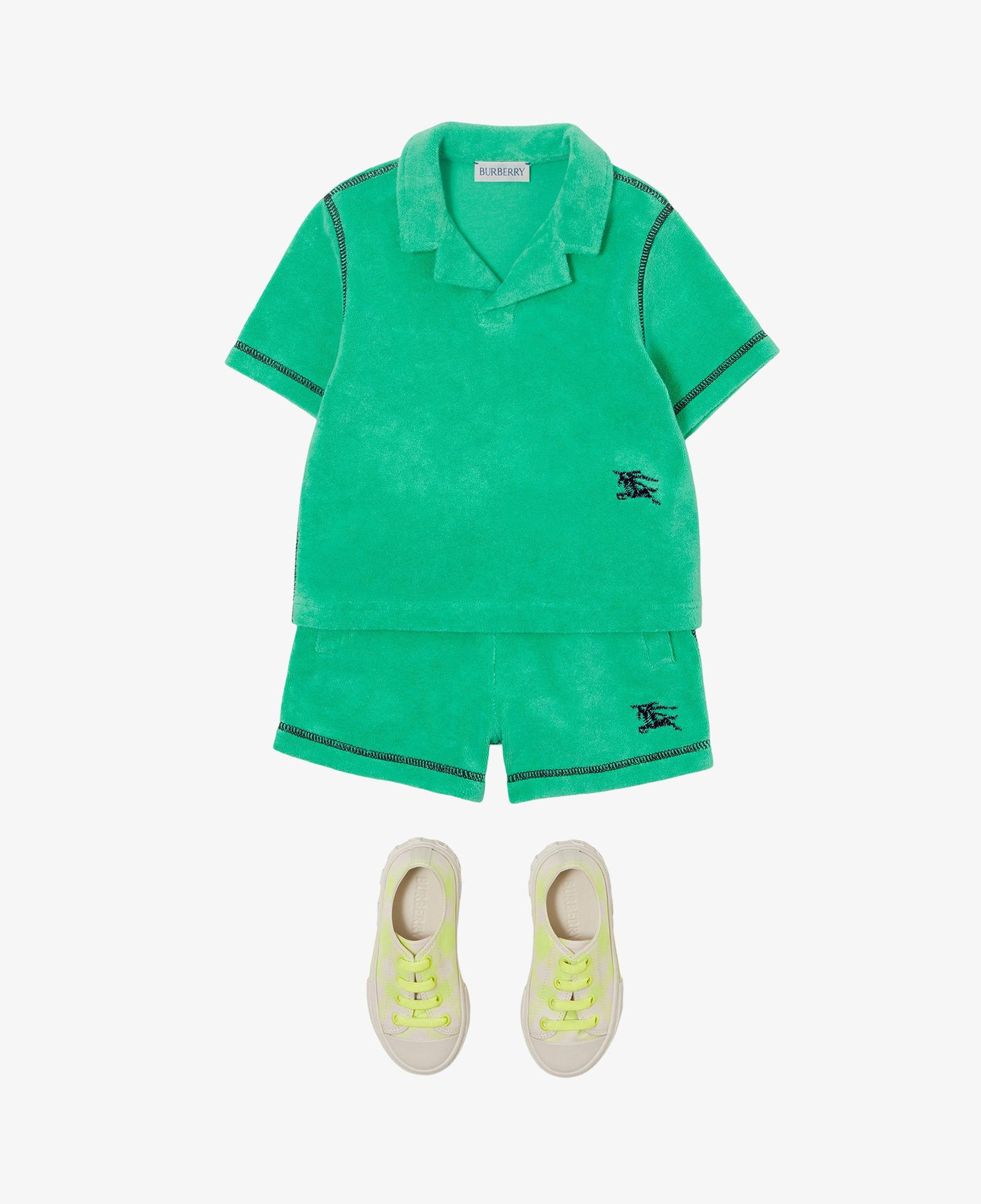 Burberry Çocuk Yeşil Polo