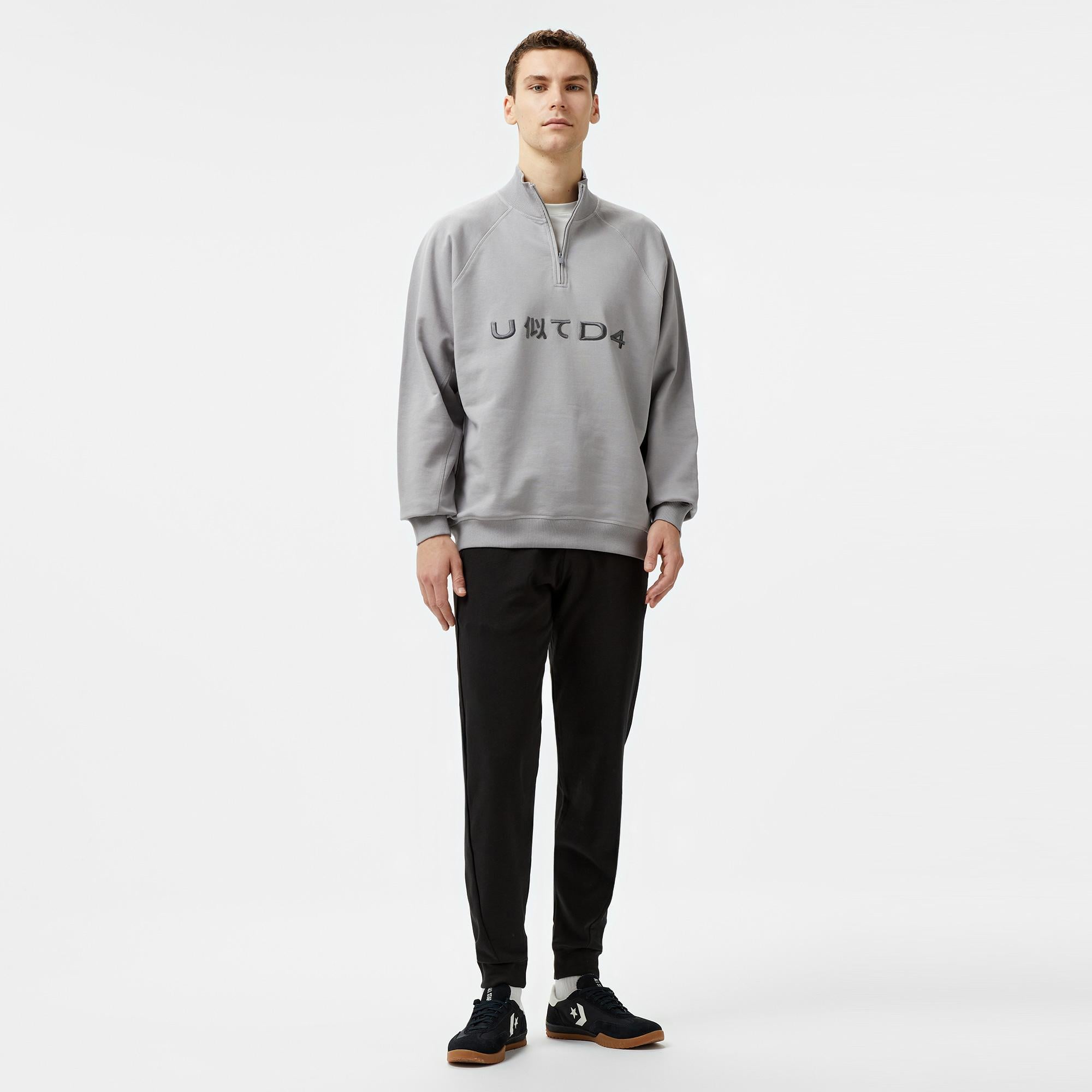 UNITED4 Erkek Gri Sweatshirt