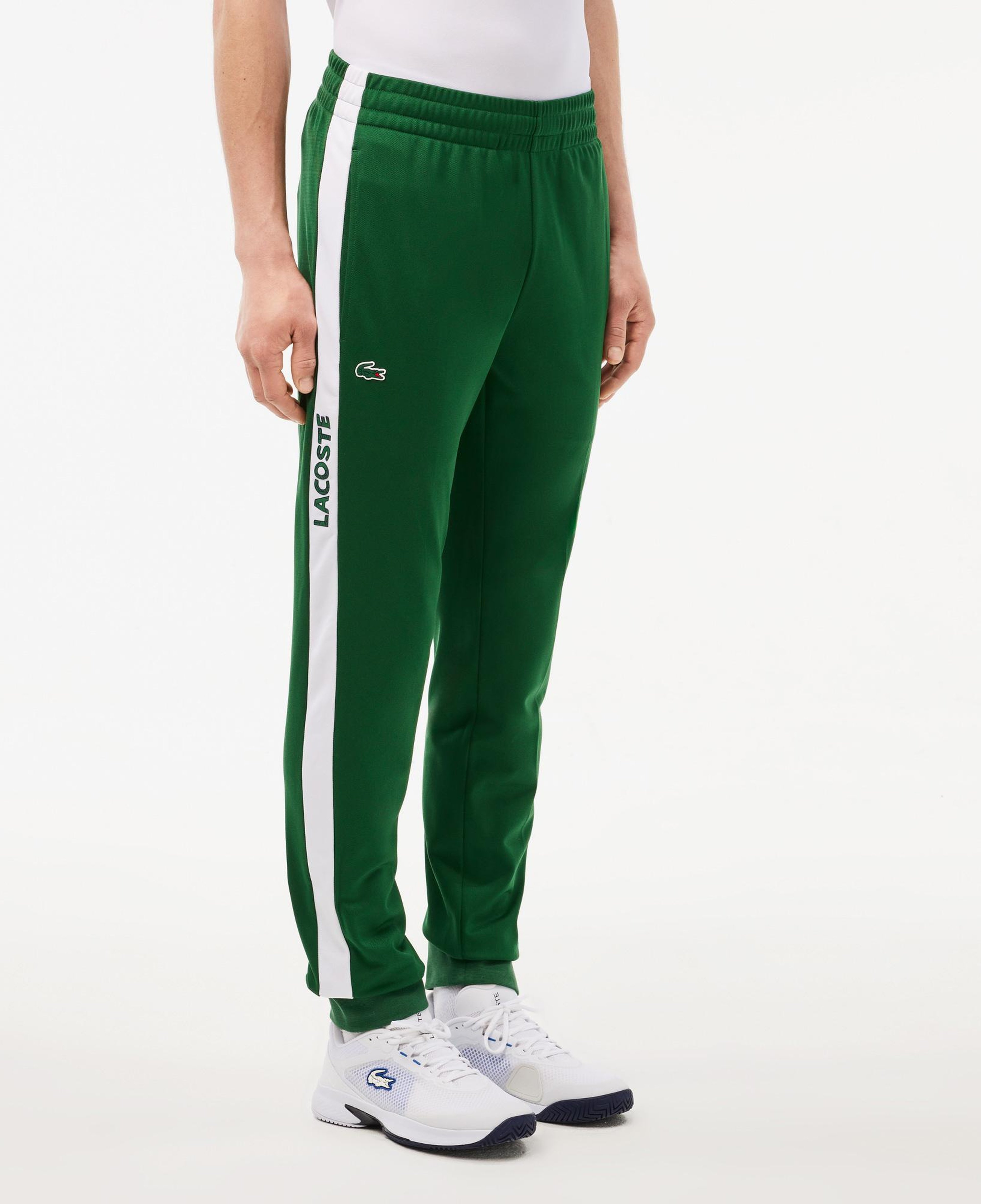 Erkek Regular Fit Baskılı Yeşil Eşofman Altı