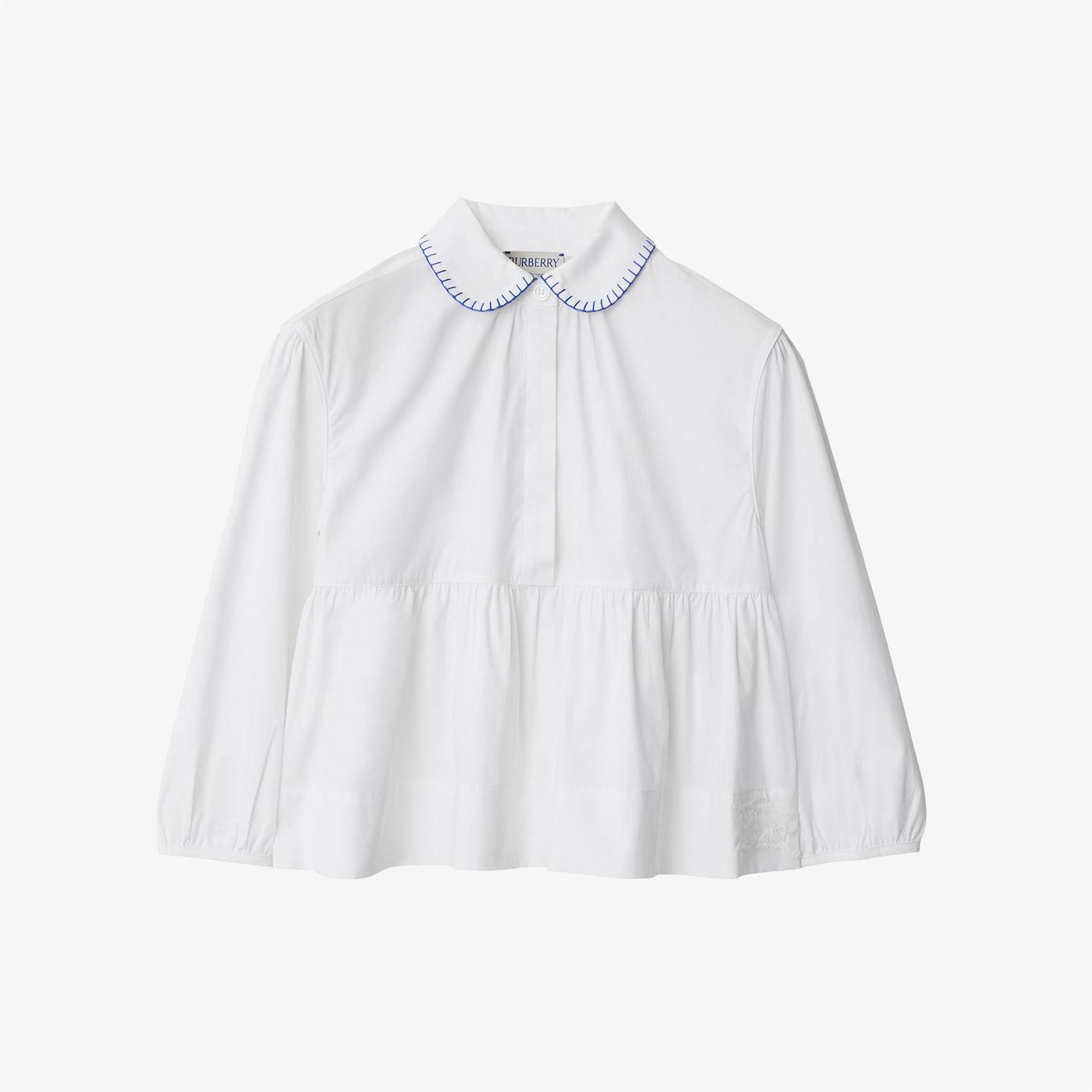 Burberry Çocuk Beyaz Gömlek