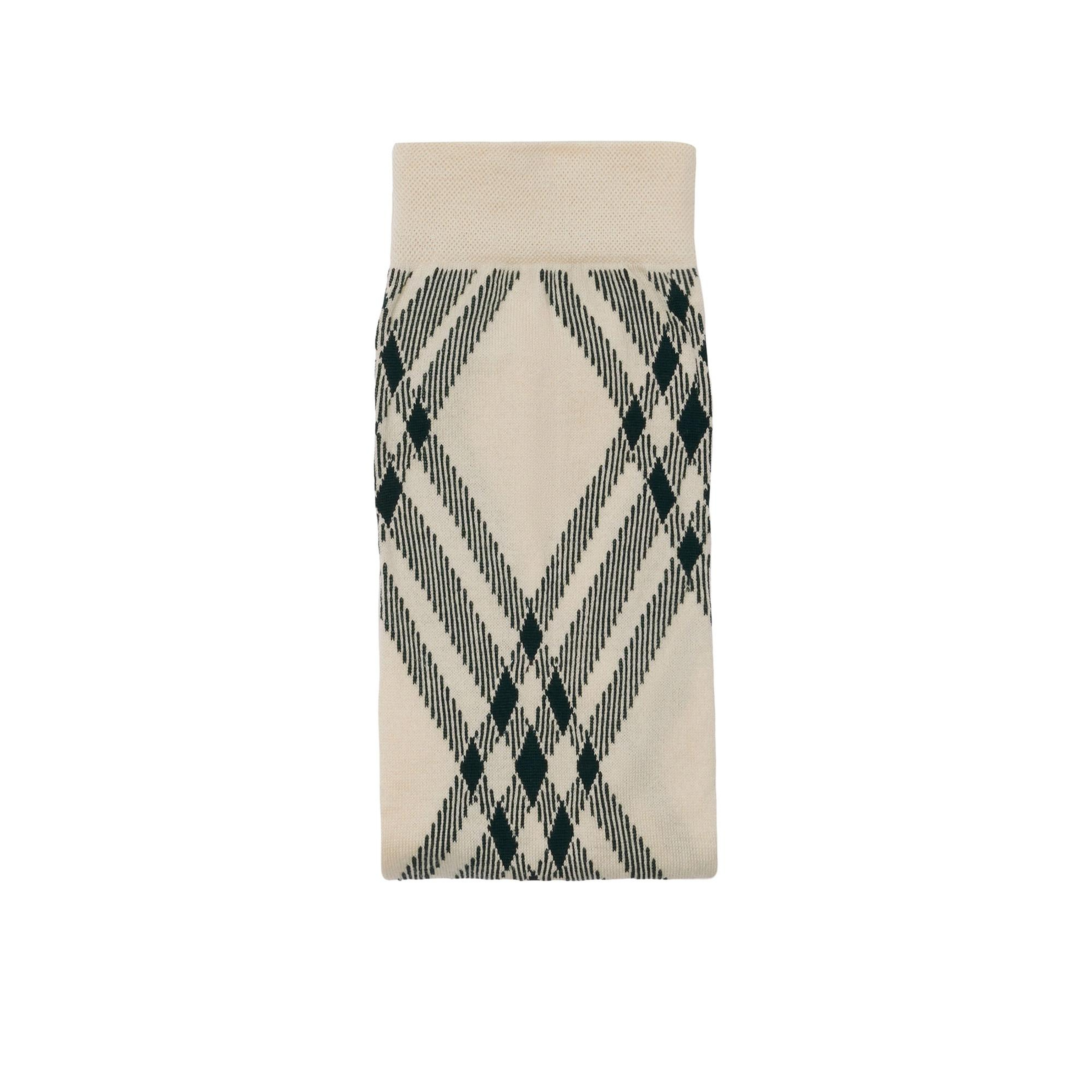 Burberry Unisex Bej Yün Karışımlı Çorap