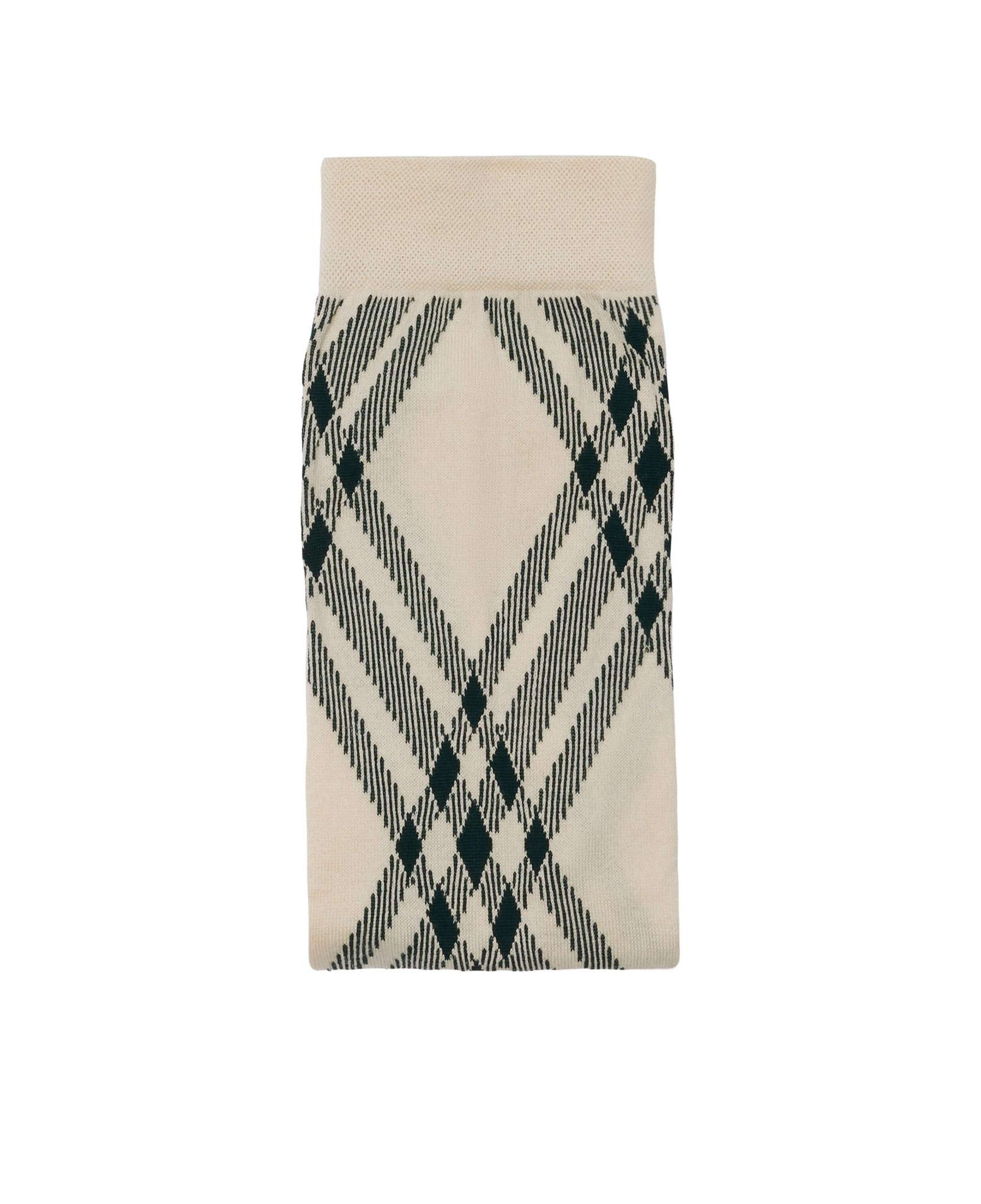 Burberry Unisex Bej Yün Karışımlı Çorap