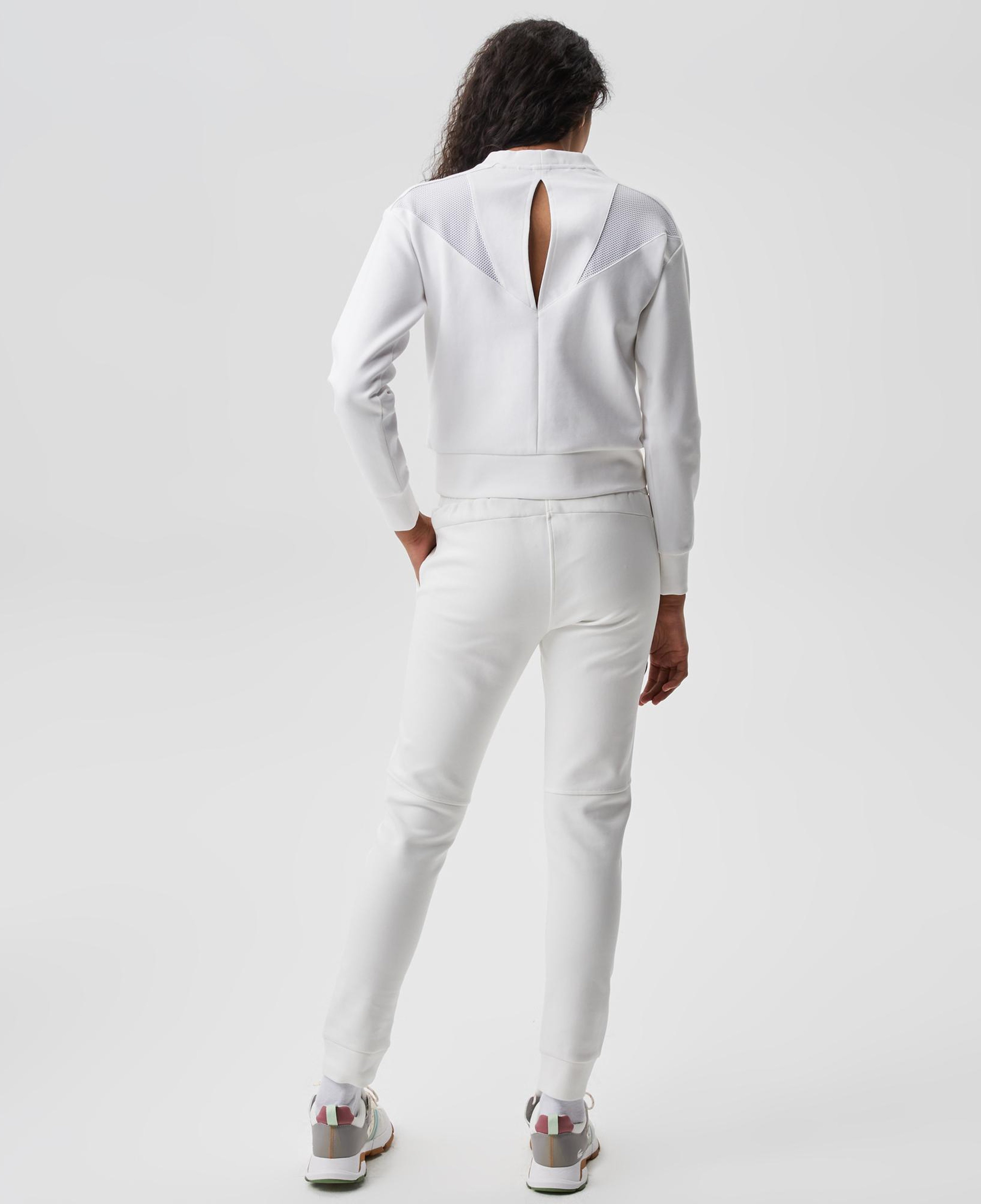 Kadın Slim Fit Beyaz Eşofman Altı