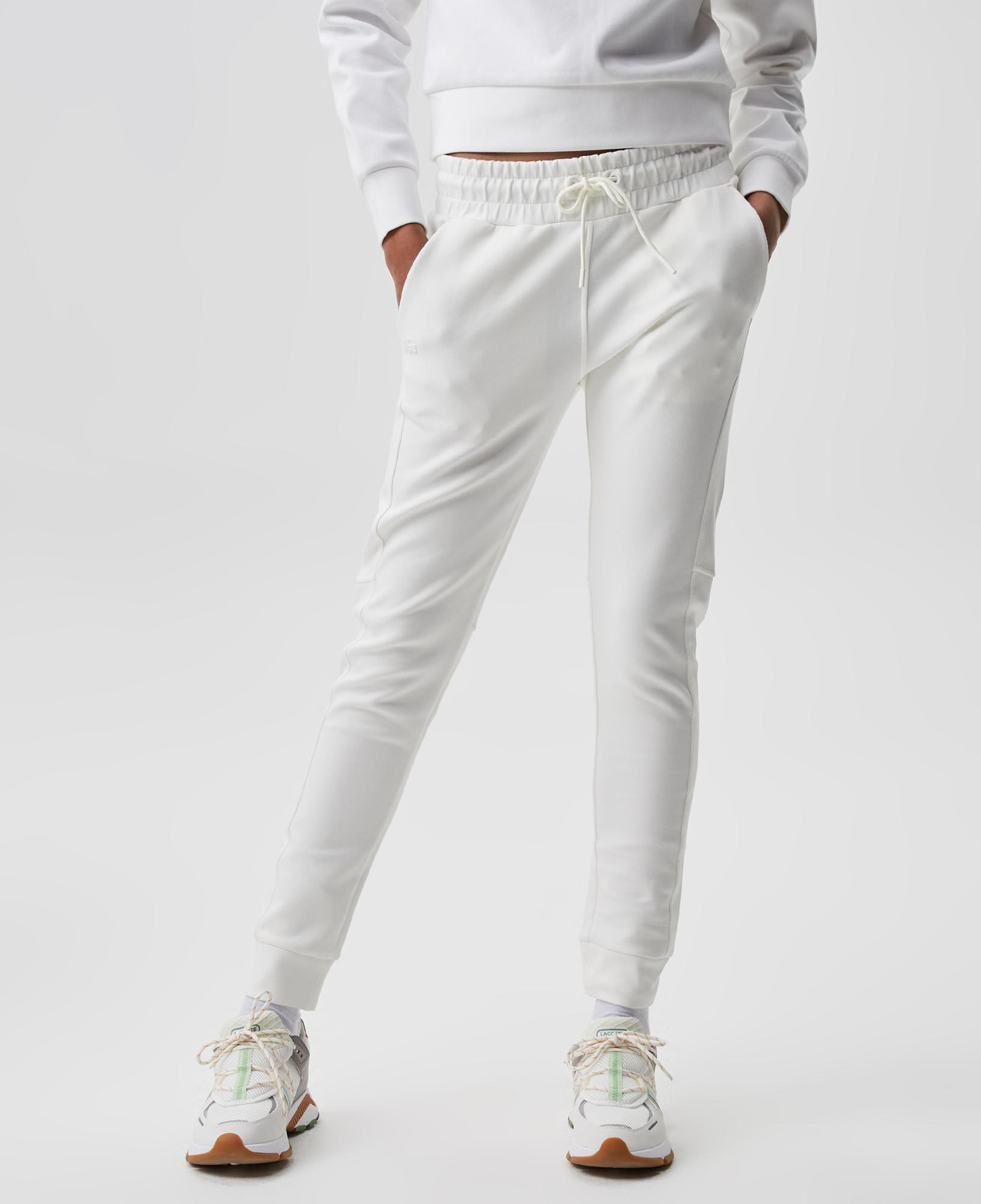 Kadın Slim Fit Beyaz Eşofman Altı