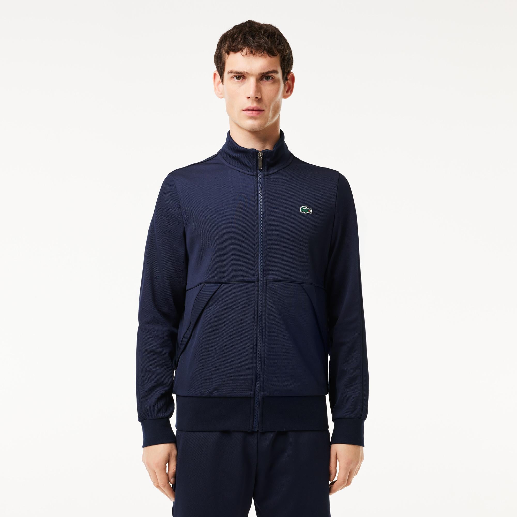SPORT Erkek Classic Fit Fermuarlı Lacivert Sweatshirt