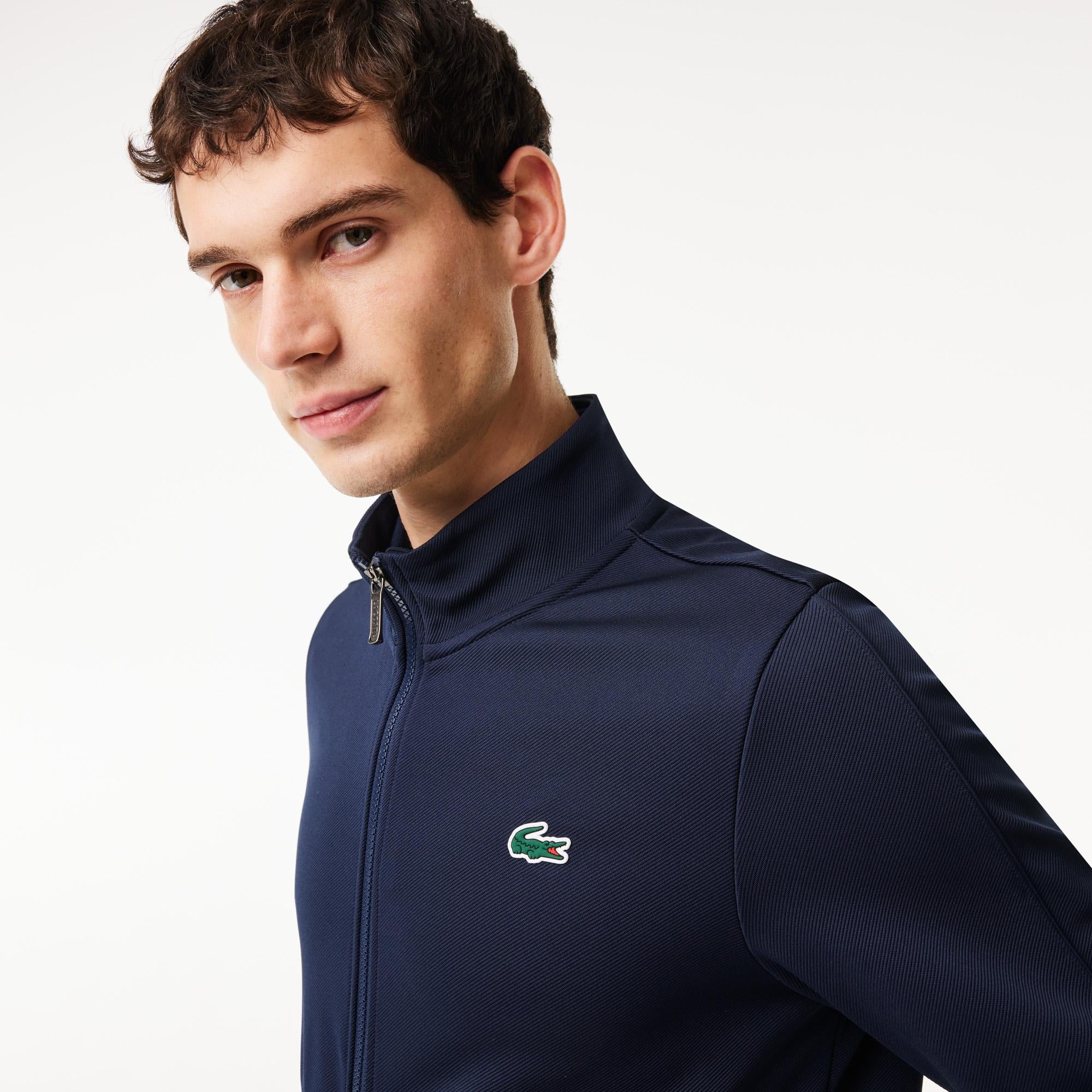 SPORT Erkek Classic Fit Fermuarlı Lacivert Sweatshirt
