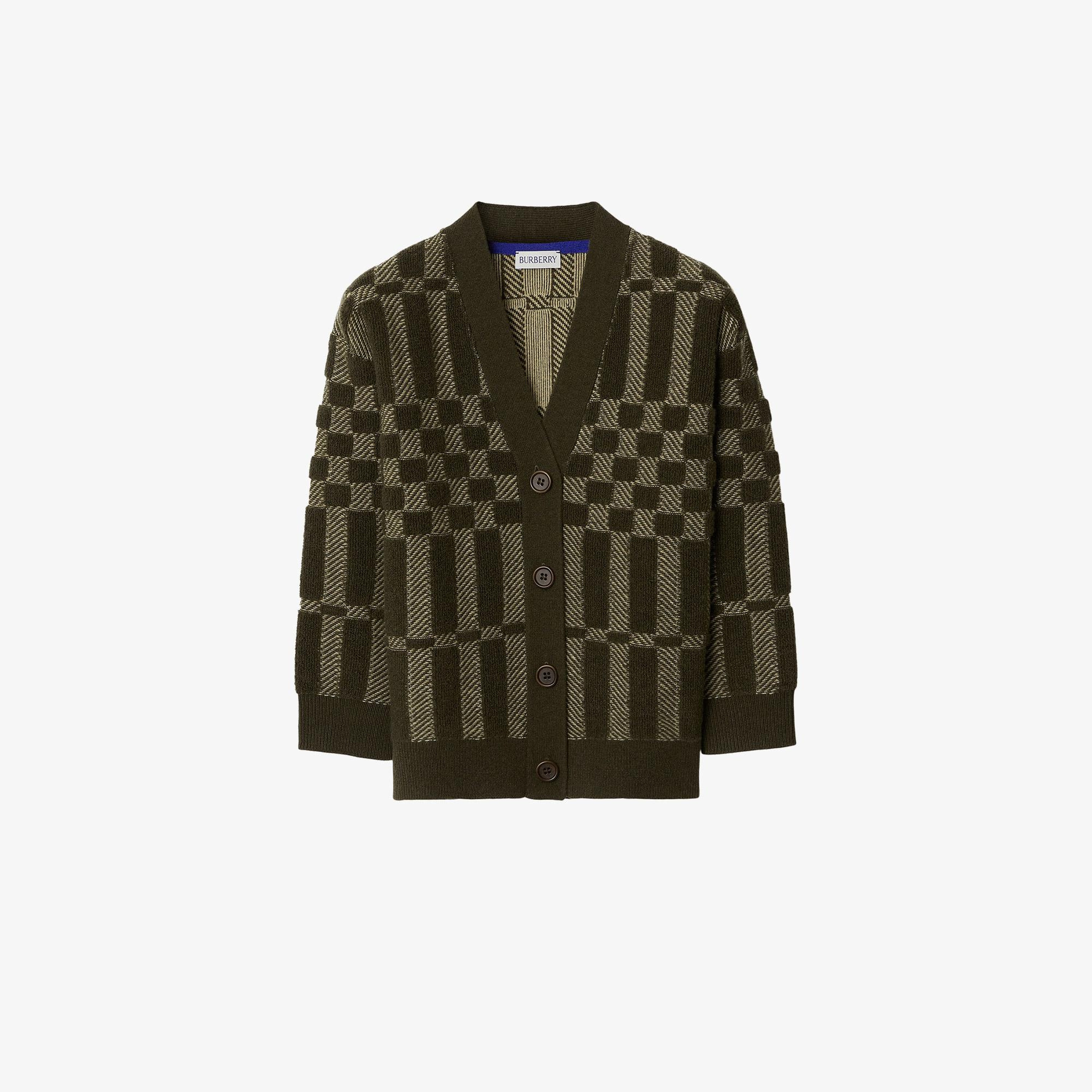 Burberry Çocuk Haki  Yün Karışımlı Hırka