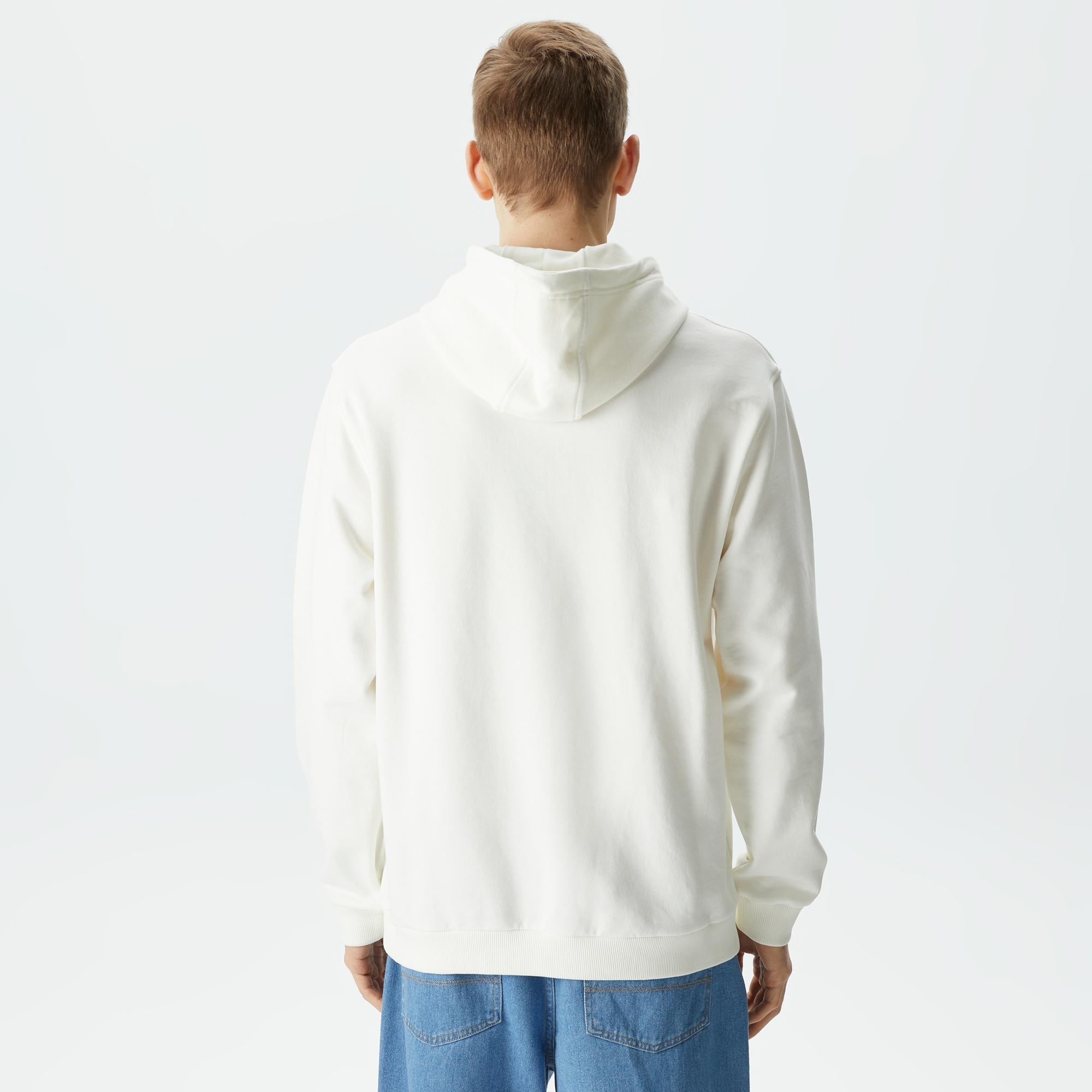 UNITED4 Erkek Beyaz Sweatshirt