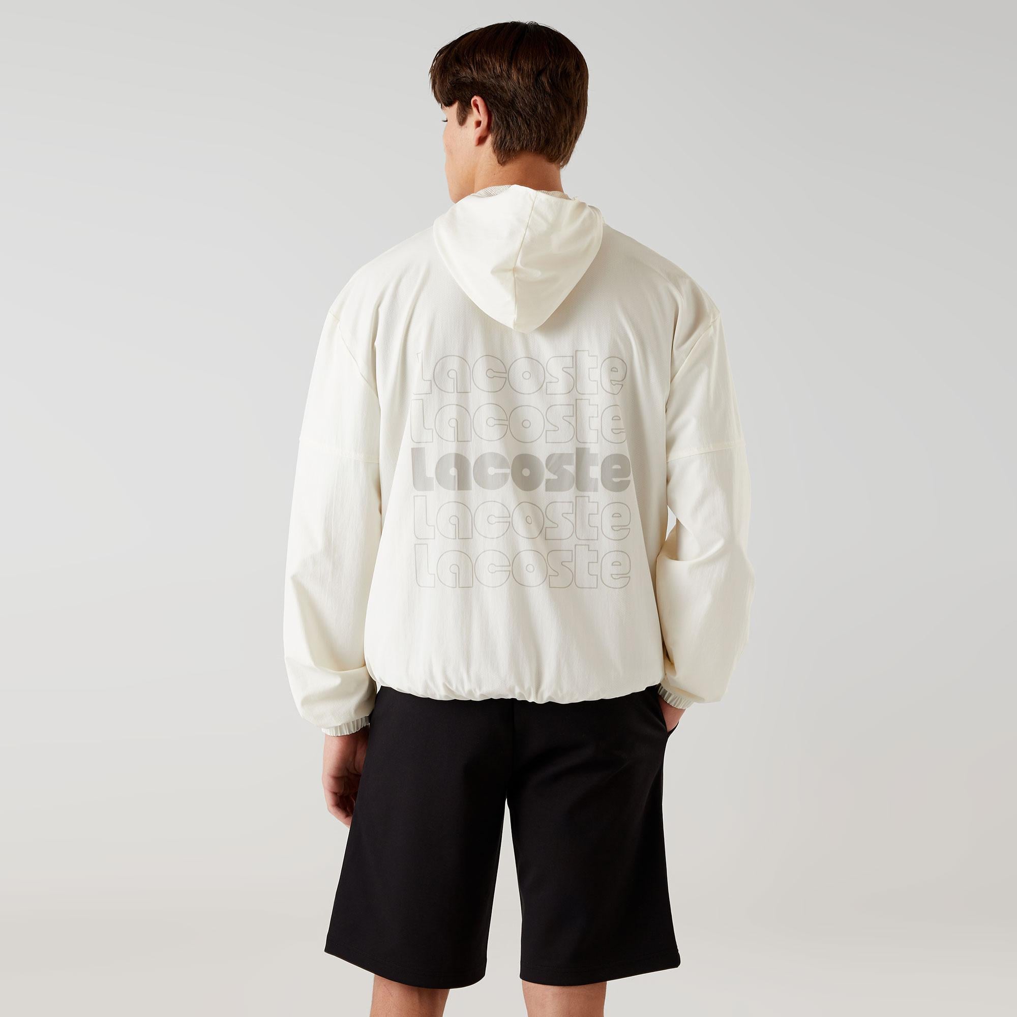 Lacoste x House of SuperStep Erkek Beyaz/Krem Ceket