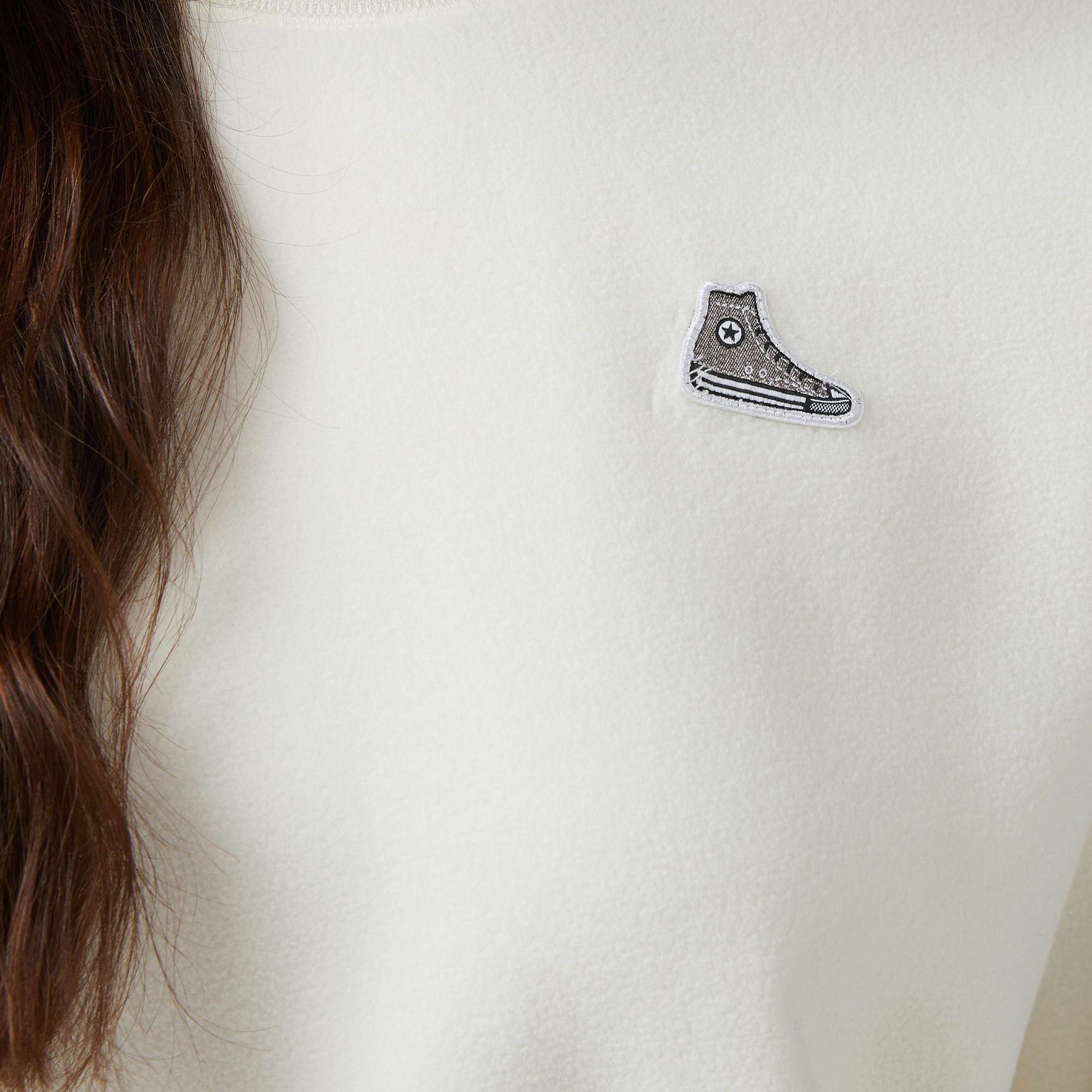 Converse Kadın Krem Sweatshirt