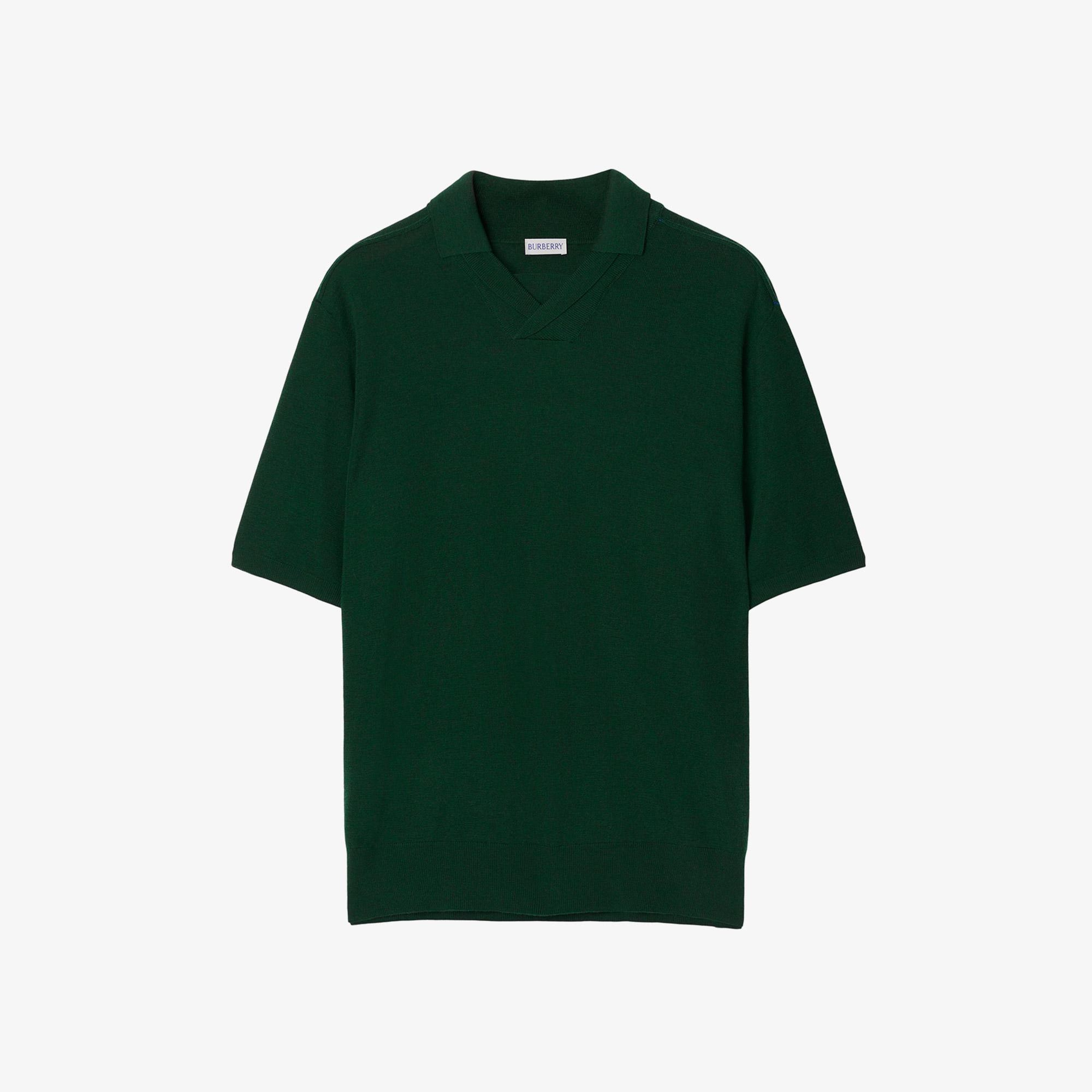 Erkek Yeşil Yün Polo