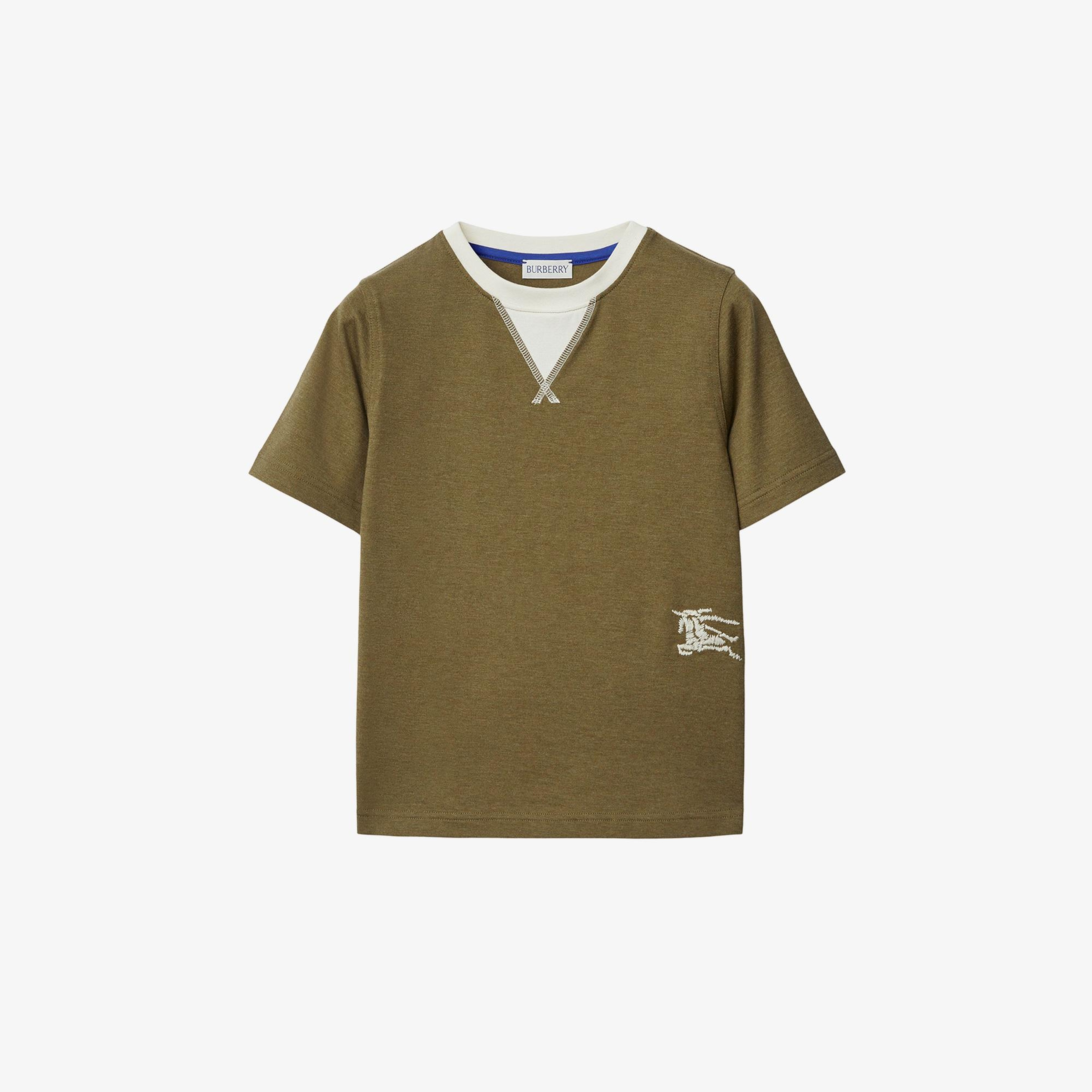 Burberry Çocuk Haki  Tshirt