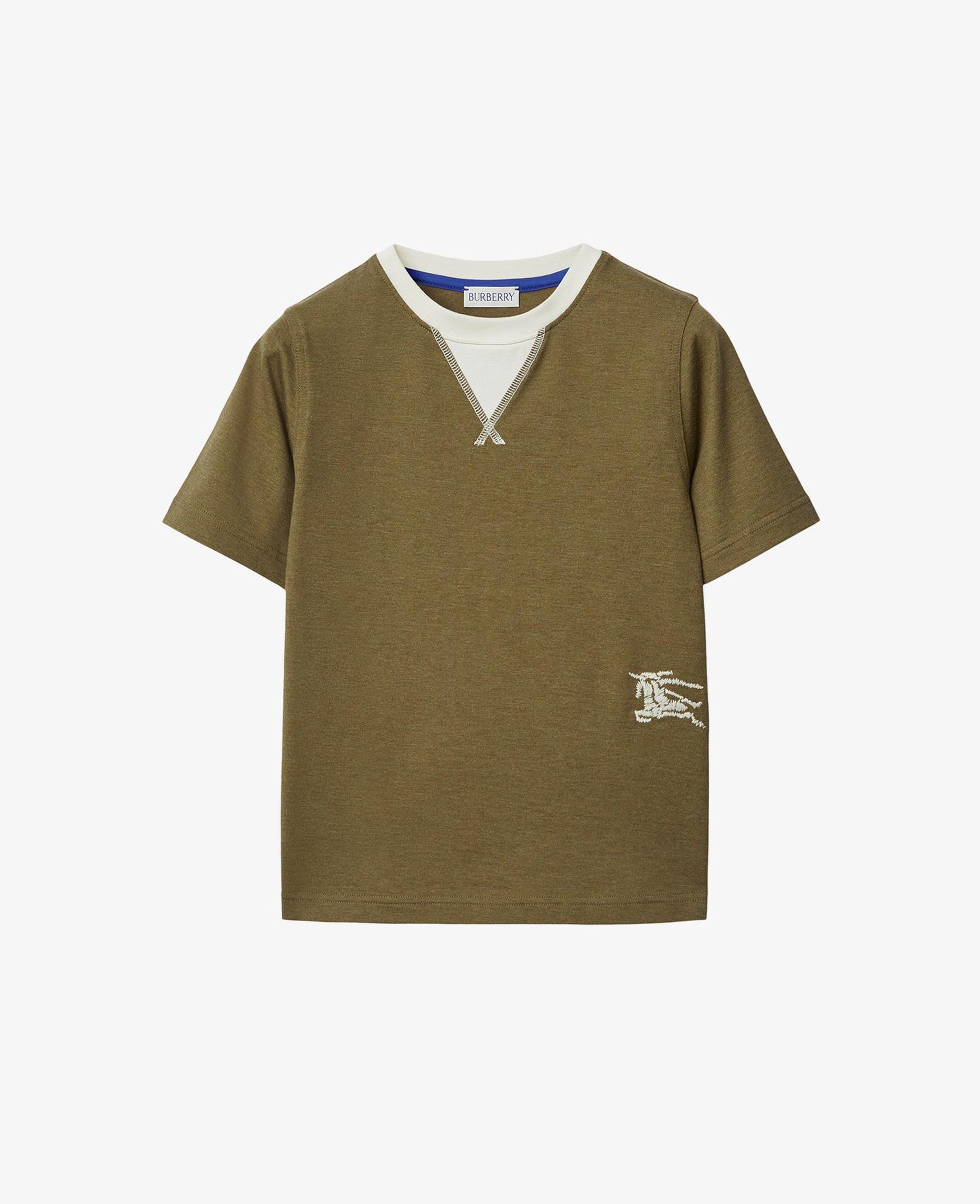Burberry Çocuk Haki Tshirt