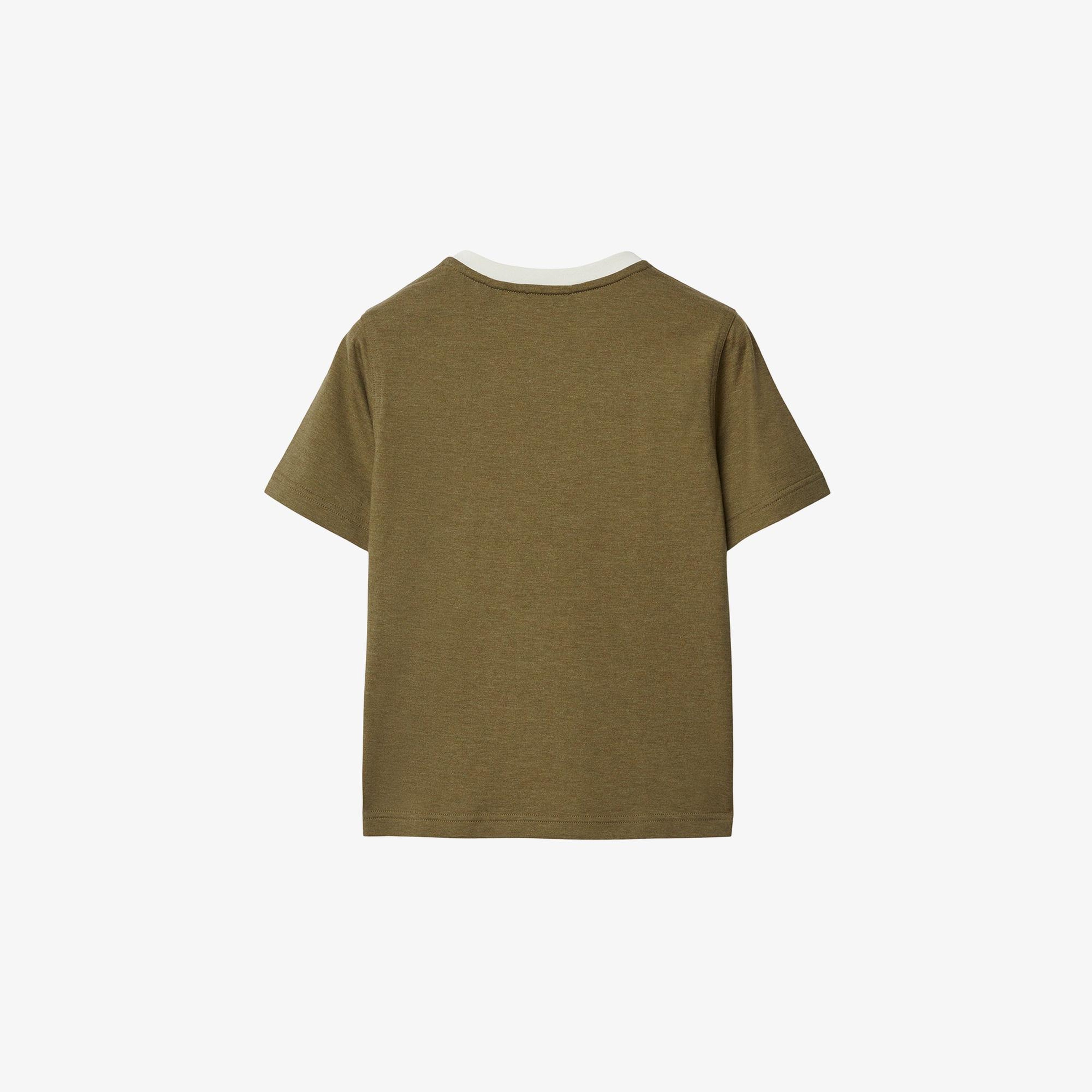Burberry Çocuk Haki  Tshirt