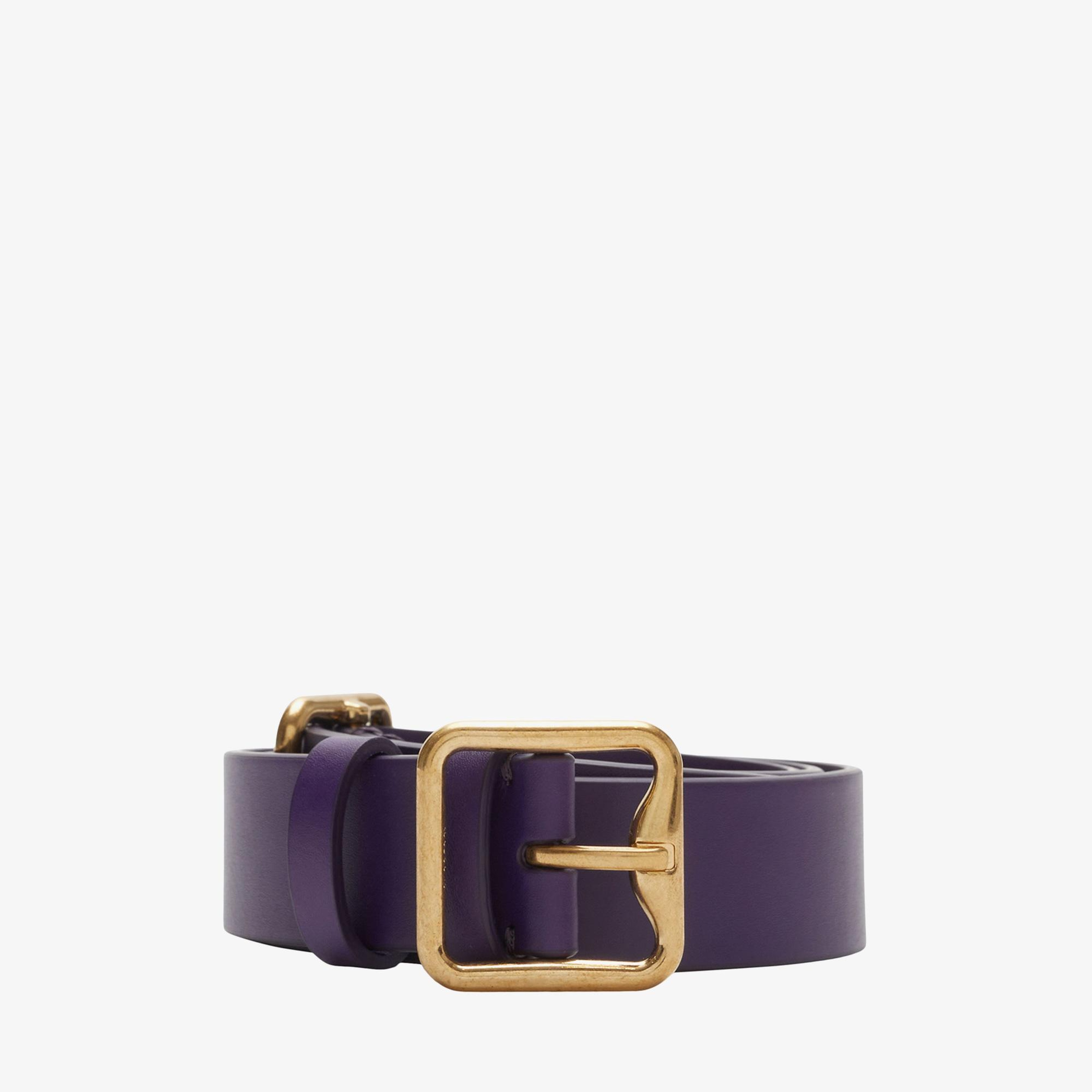 Burberry Kadın Mor Deri Kemer