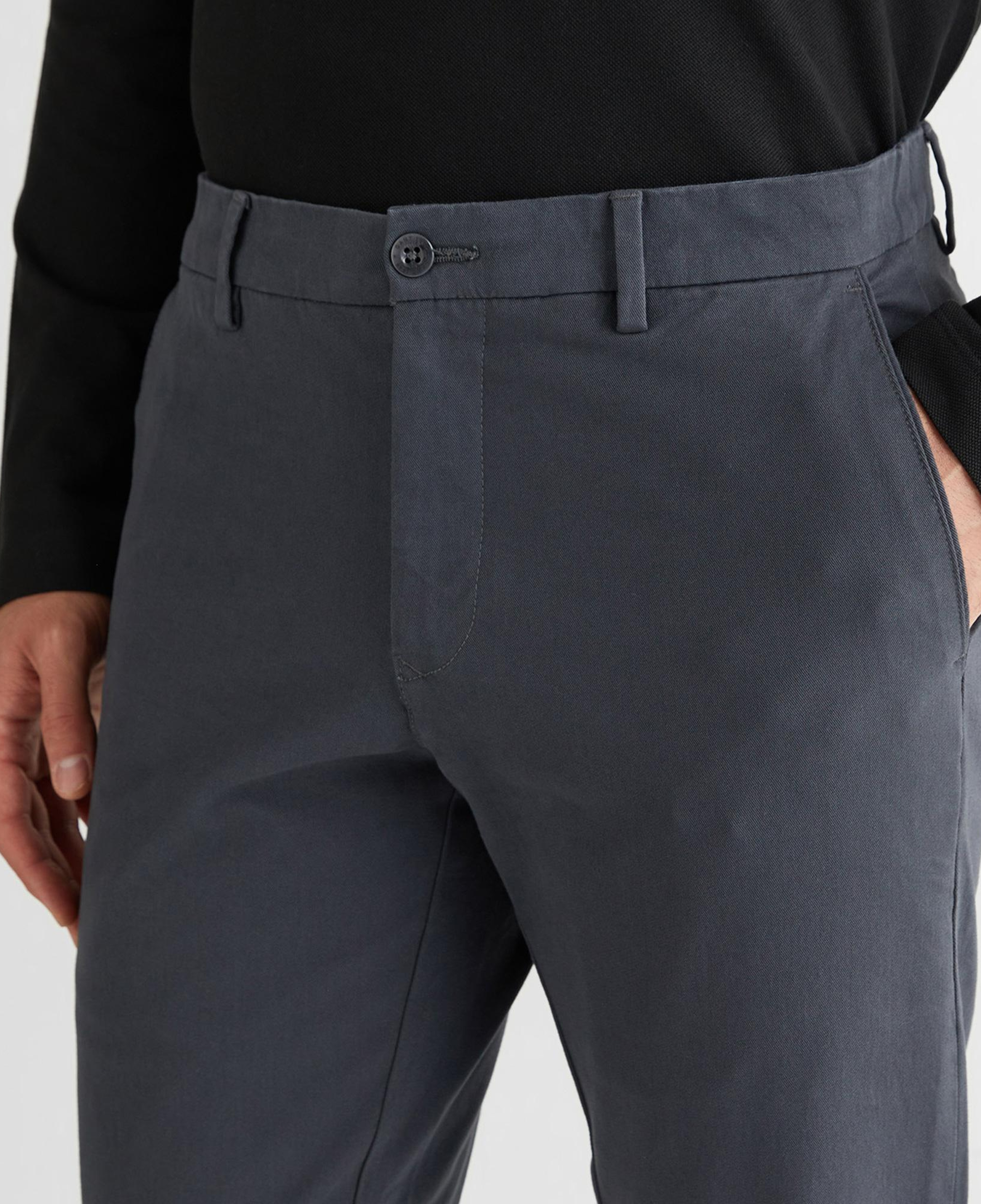 GANT Erkek Gri Slim Fit Pantolon