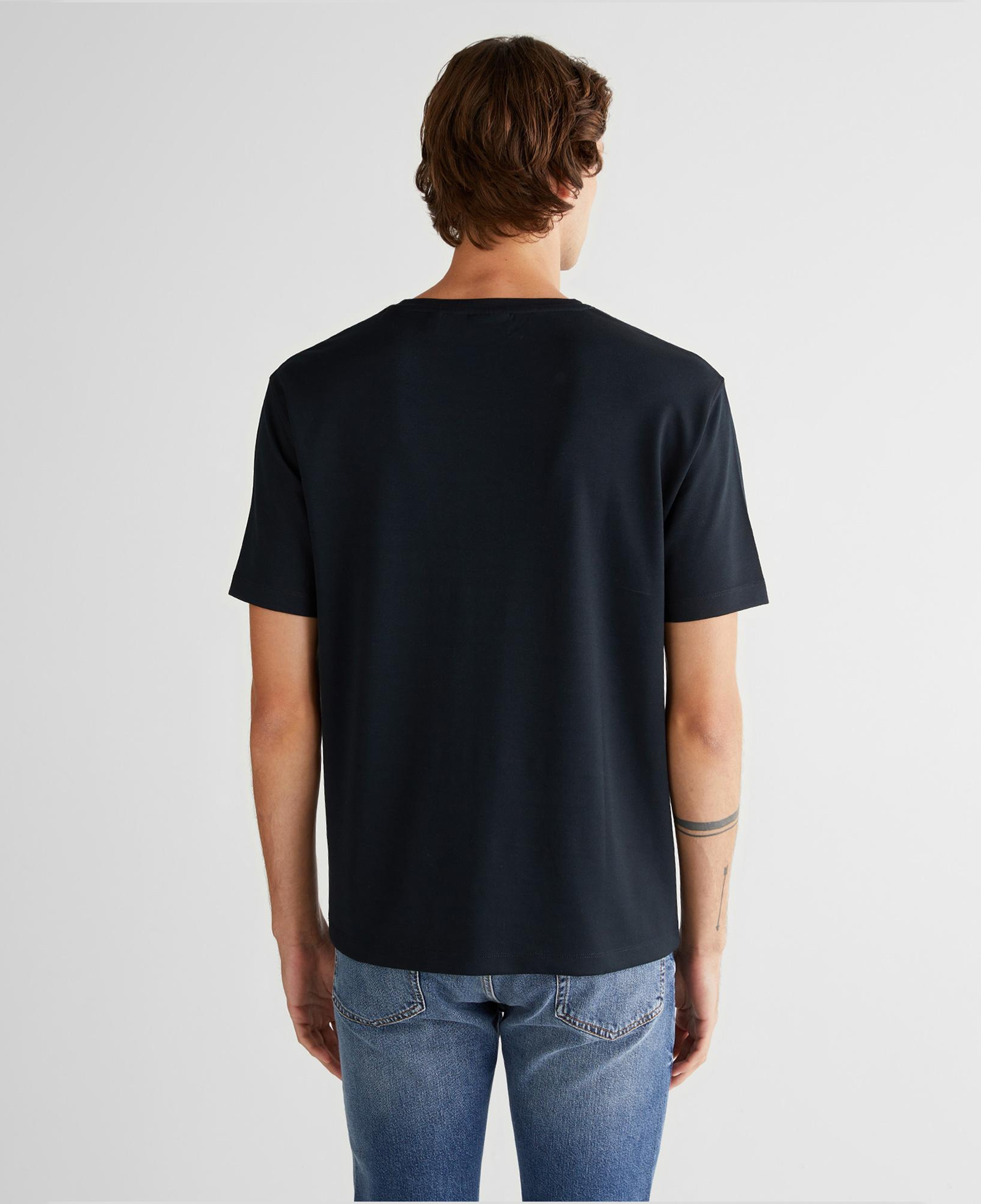 GANT Erkek Siyah Bisiklet Yaka T-Shirt