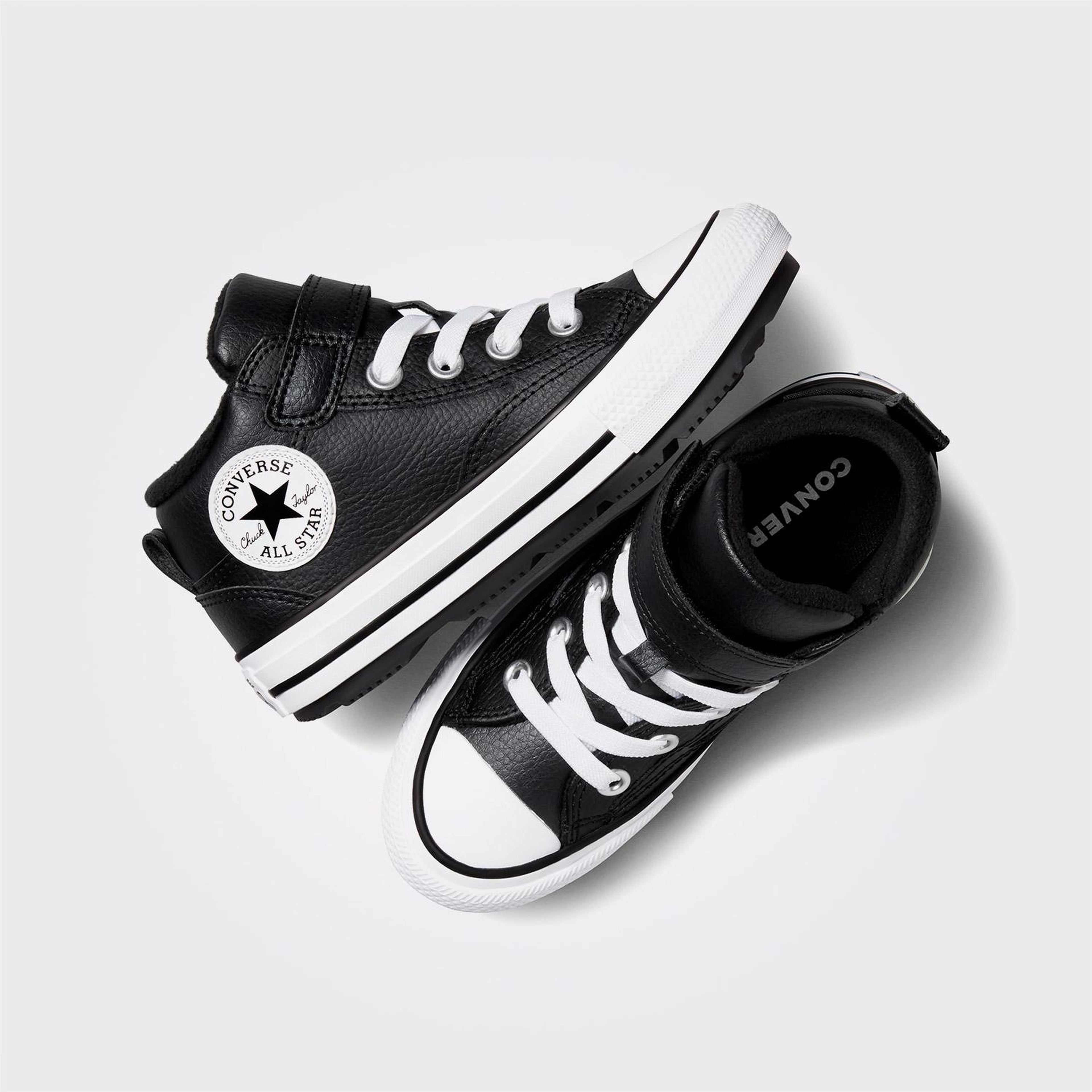 Converse Chuck Taylor All Star Malden Street Çocuk Siyah Deri Sneaker