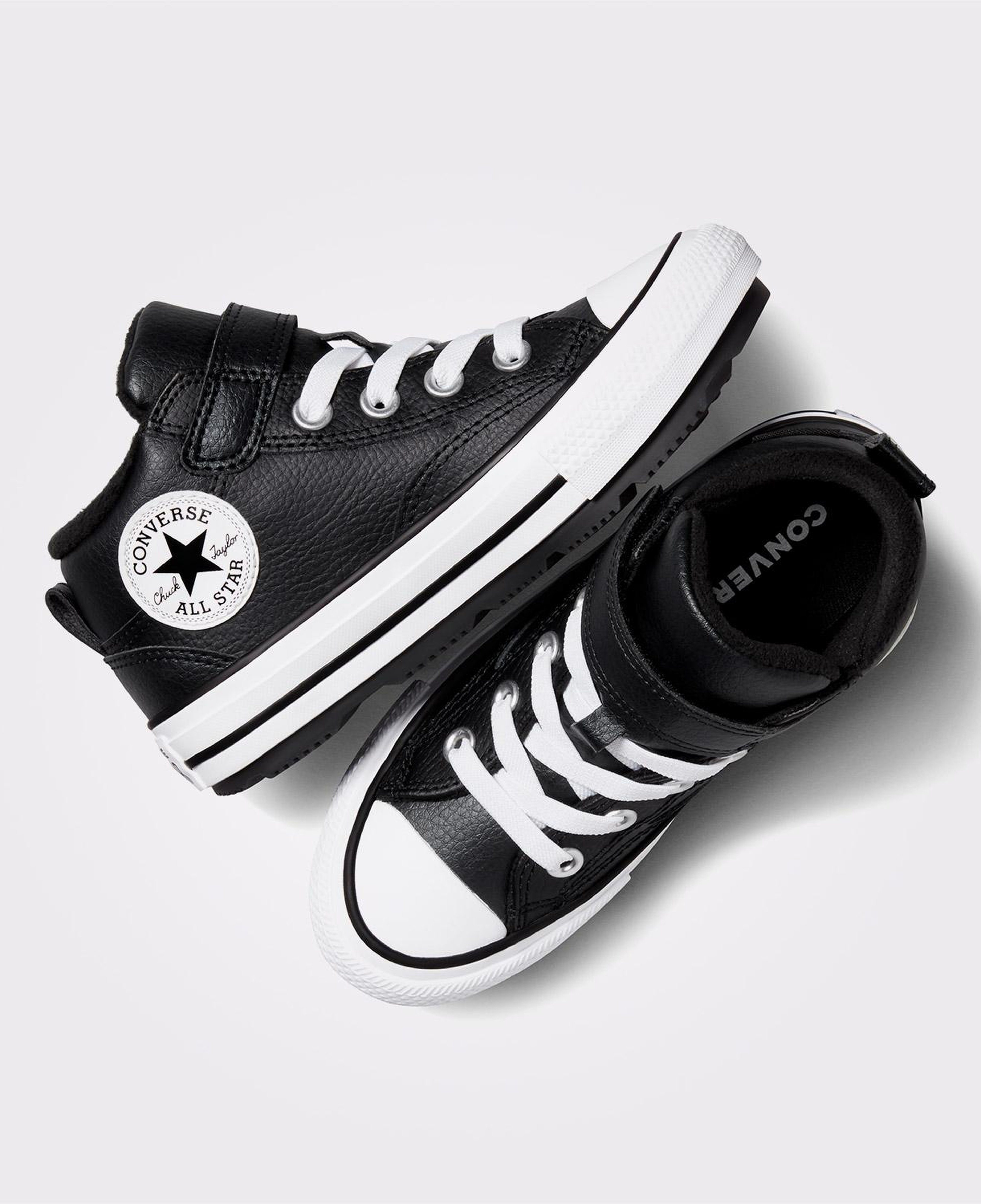Converse Chuck Taylor All Star Malden Street Çocuk Siyah Deri Sneaker
