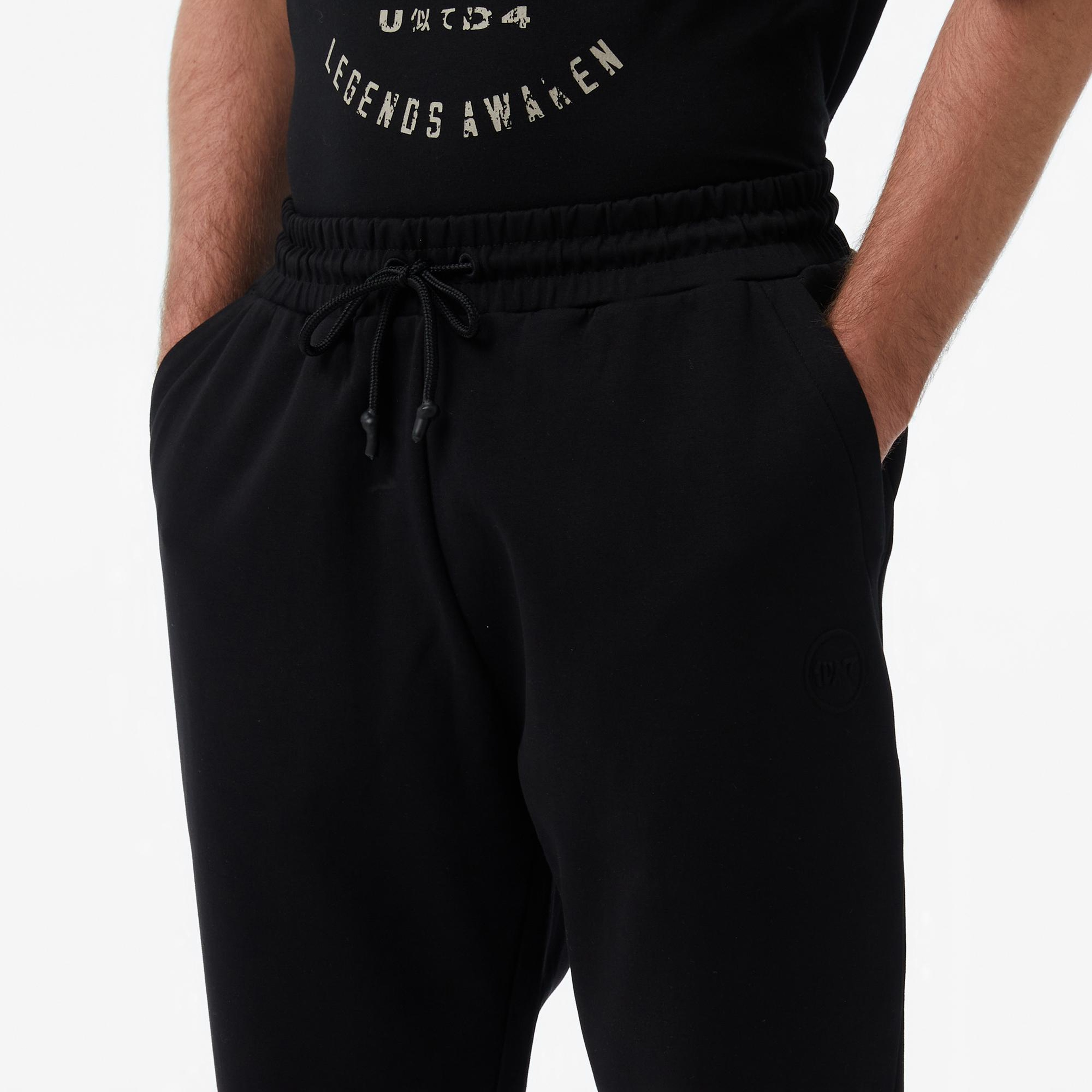 UNITED4 Regular Fit Erkek Siyah Eşofman Altı