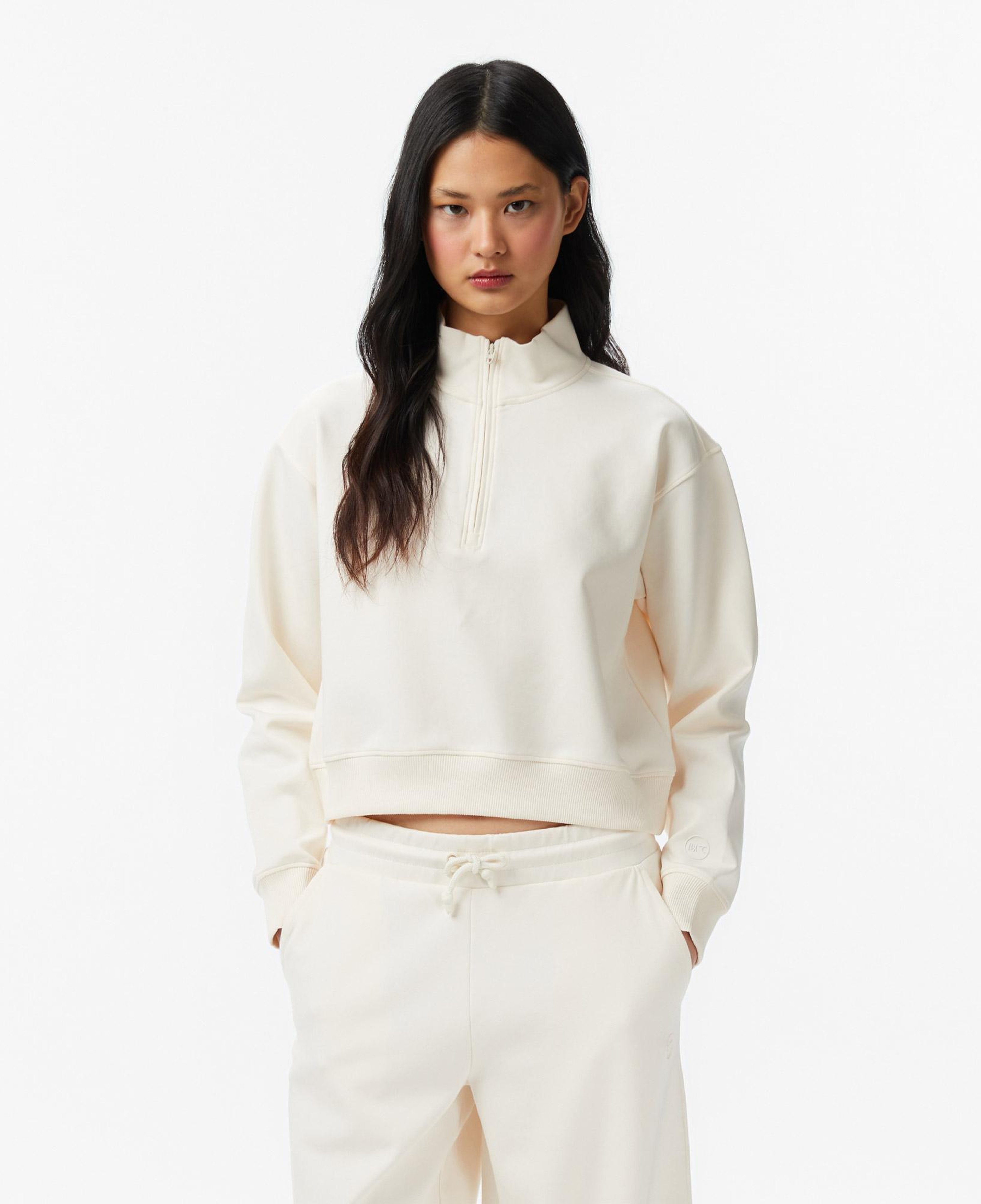 UNITED4 Regular Fit Kadın Bej Sweatshirt