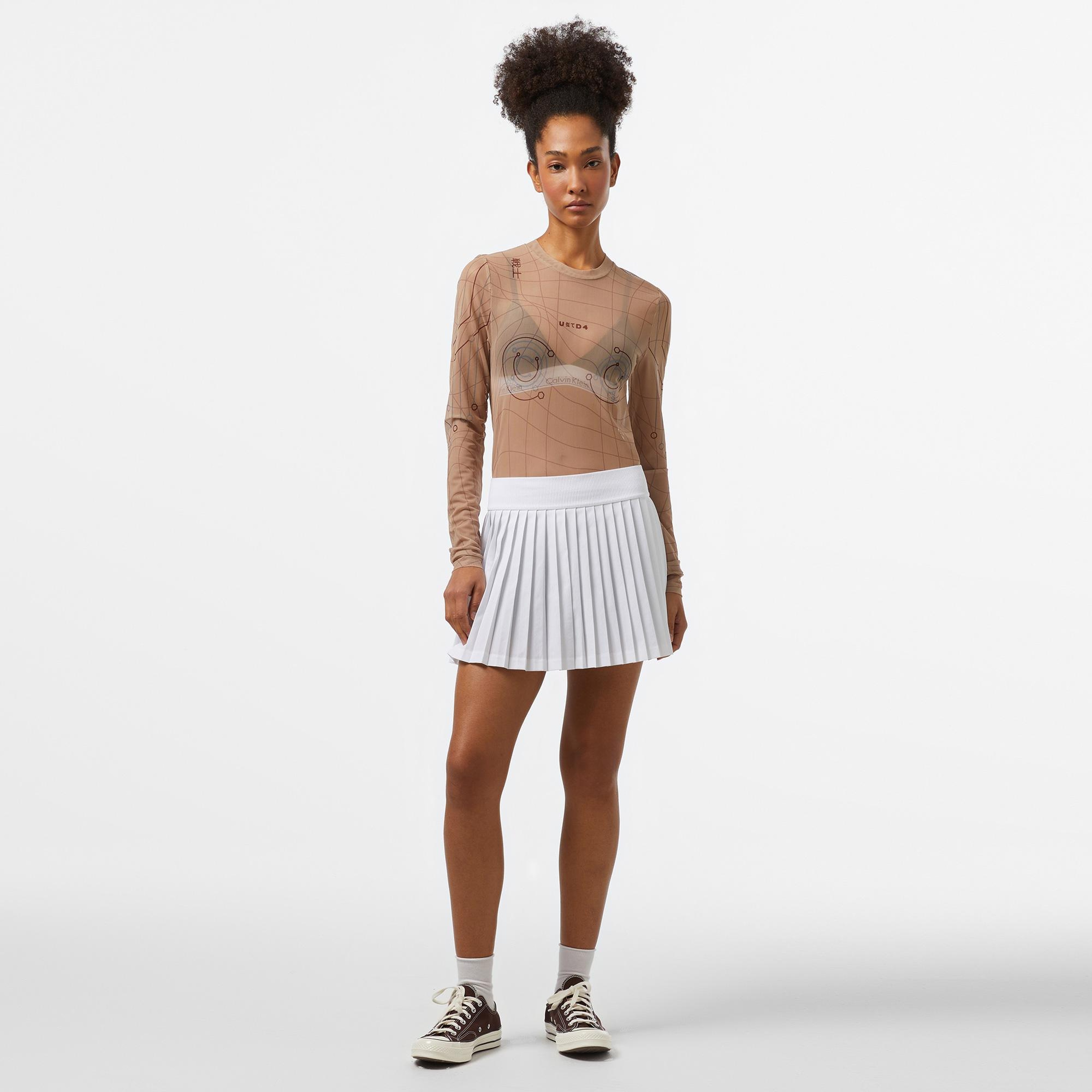 UNITED4 Kadın Krem Bodysuit