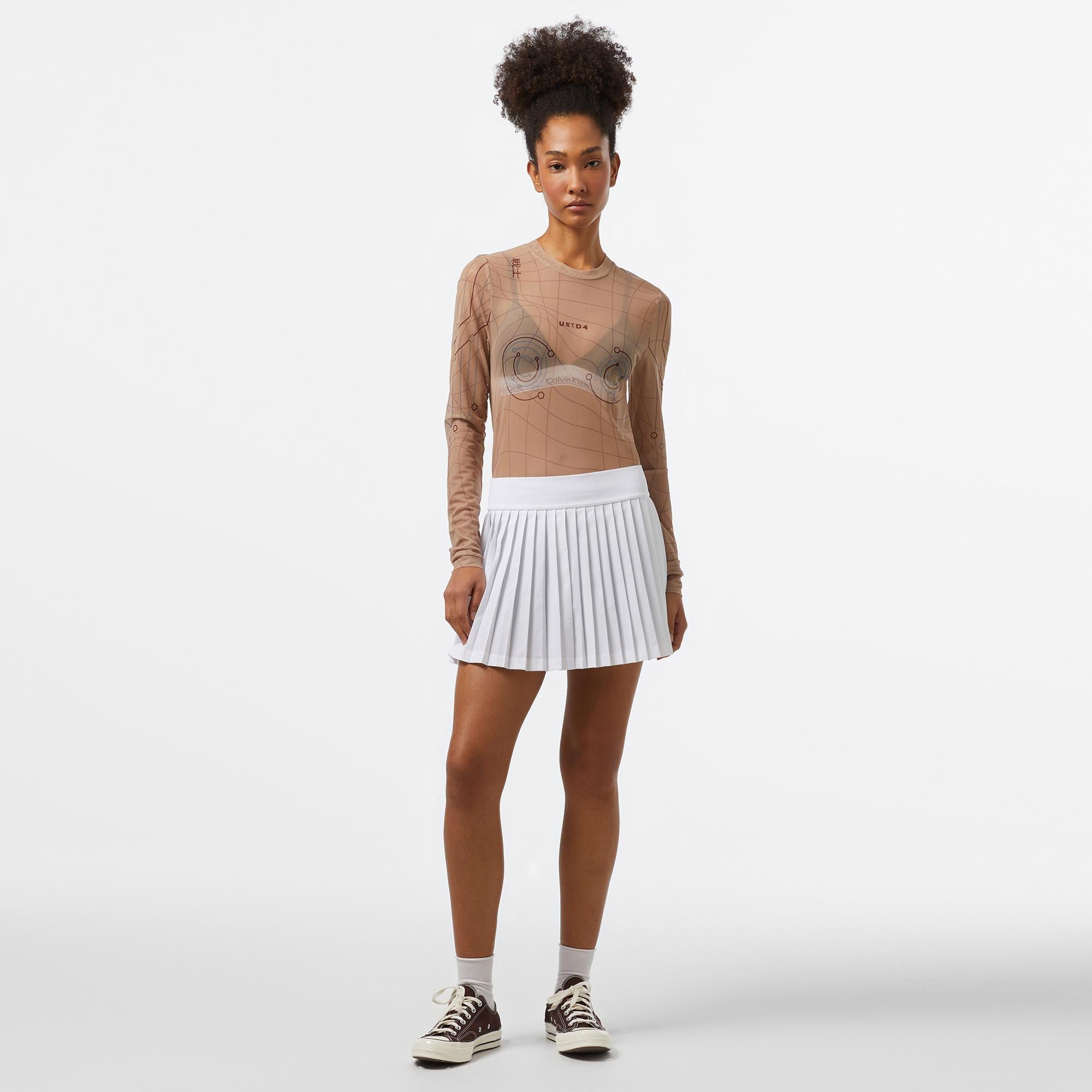 UNITED4 Kadın Krem Bodysuit