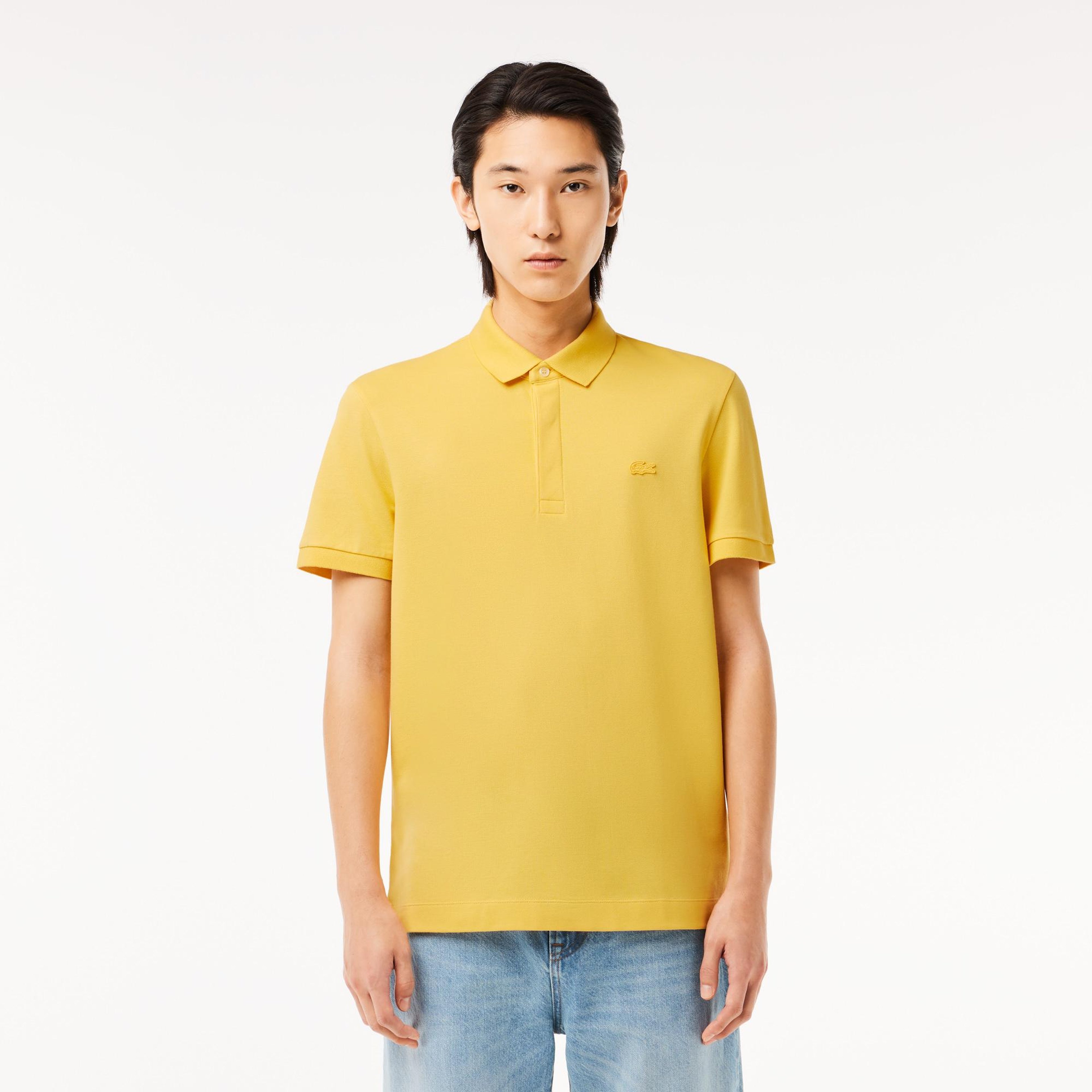 Erkek Regular Fit Paris Sarı Polo